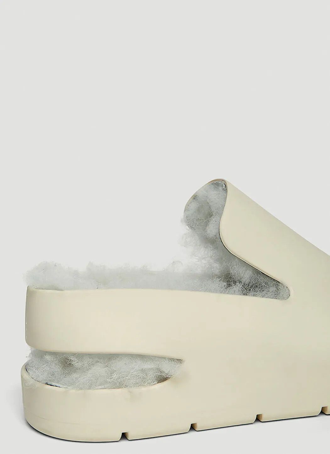 Bottega Veneta o1n1vont1224 Puddle Shearling Mules in White Size US 12 / IT 42 - 5 Thumbnail