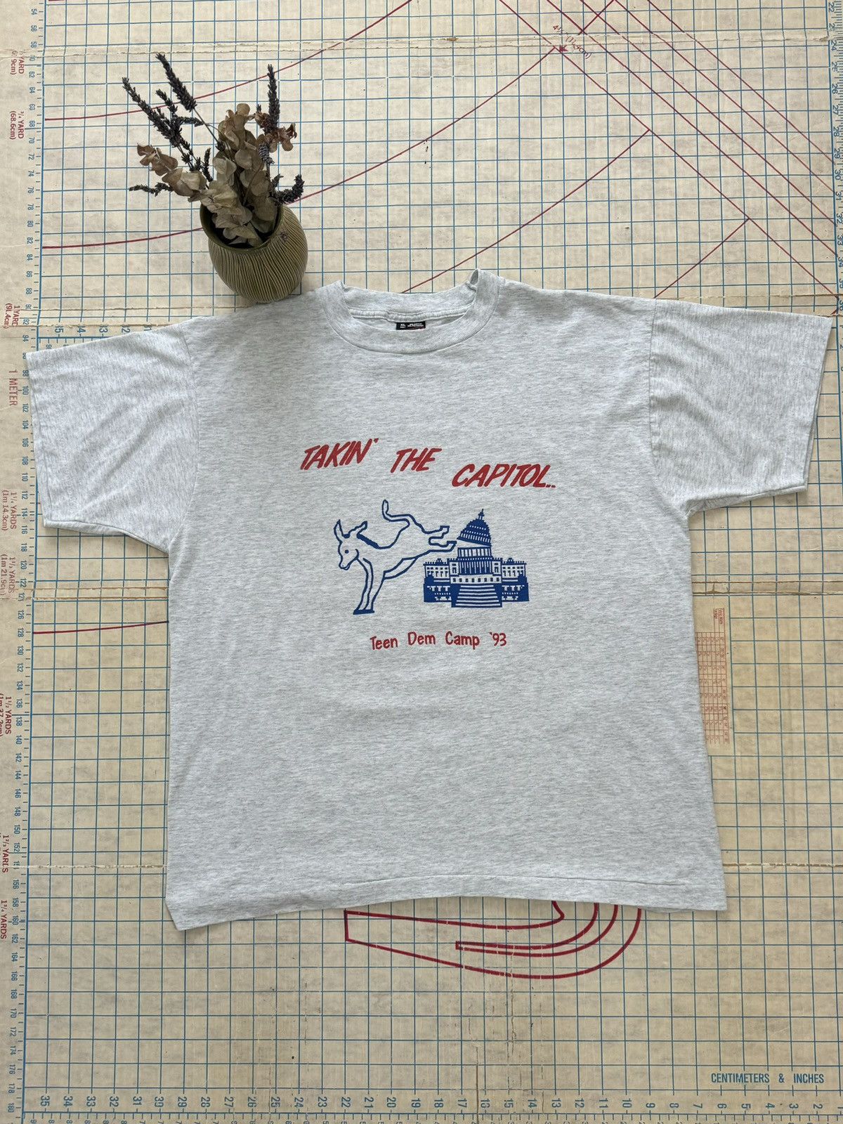 Other × Vintage Vintage Takin’ The Capitol Democratic Camp 93’ Size XL Gray Size US XL / EU 56 / 4 - 1 Thumbnail