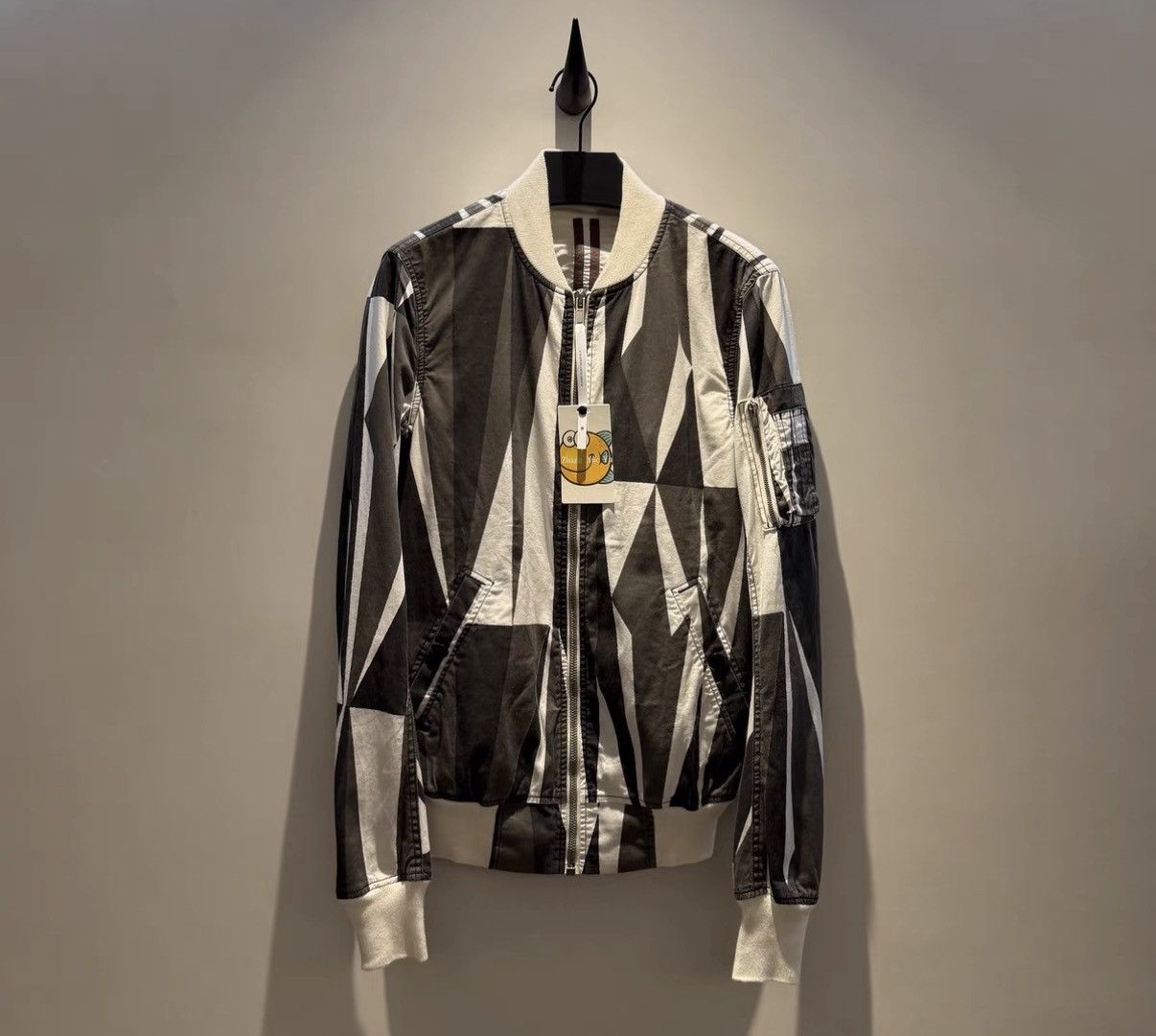 Rick Owens Rick Owens DRKSHDW Secondary Geometric Pattern Classic MA-1 Size US XS / EU 42 / 0 - 1 Thumbnail