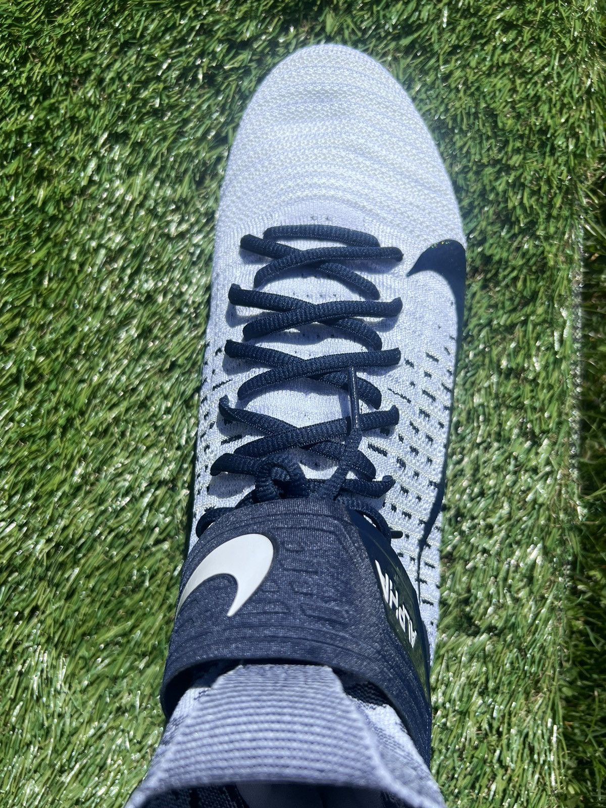 NCAA × NFL × Nike Nike Alpha Menace Elite 2 Flyknit Football Cleats no box Size US 13 / EU 46 - 4 Thumbnail