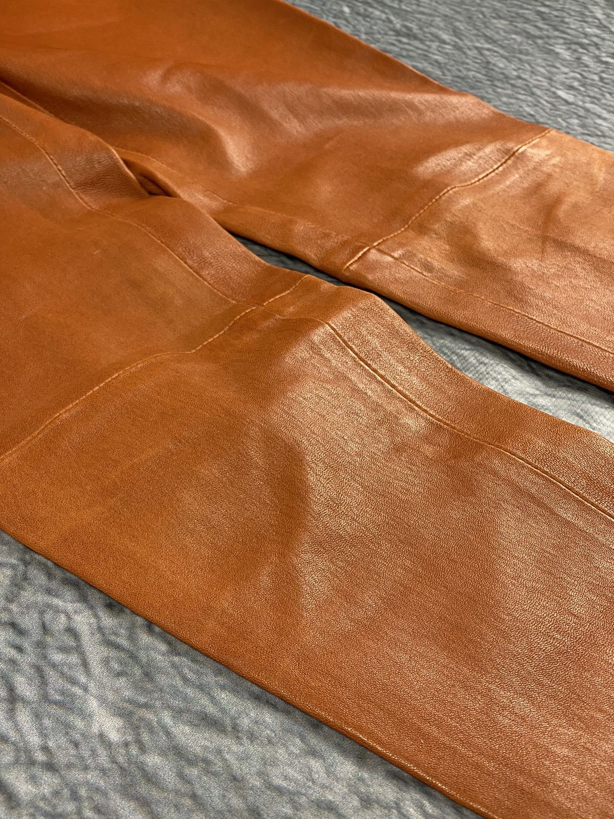 Balenciaga Balenciaga Leather Leggings Pants (Size 38) Size 27" / US 4 / IT 40 - 6 Thumbnail