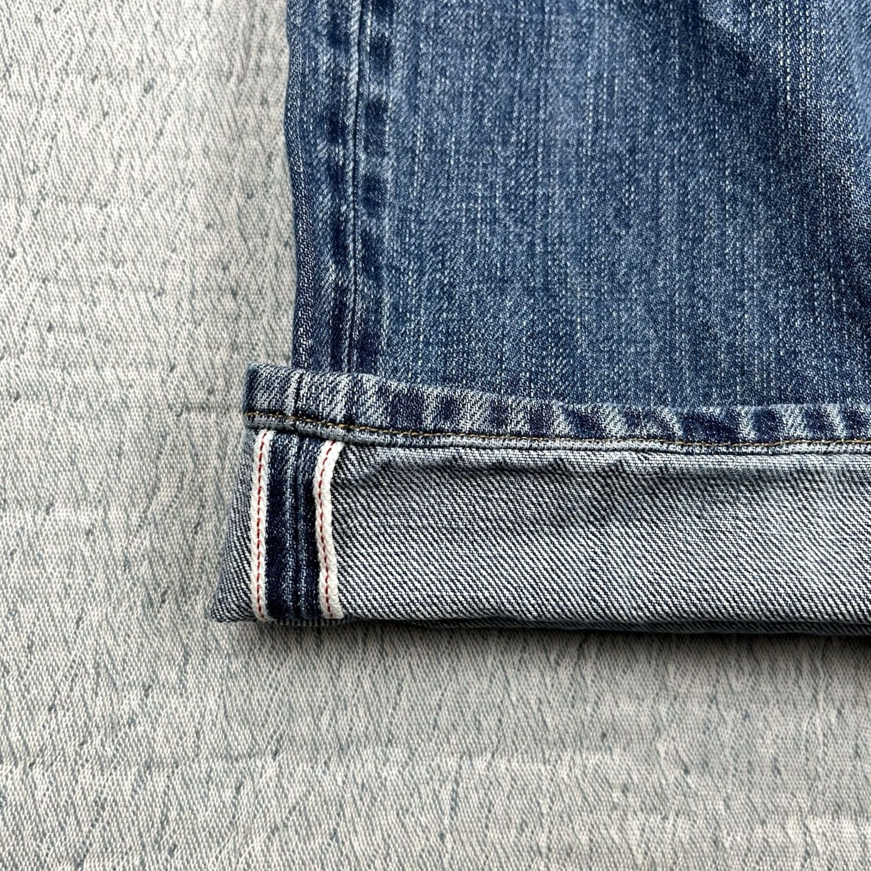 Lucky Brand Lucky Brand Jeans Mens 36x32 Legend 1 Authentic Skinny Selvedge Made USA 7M11958 Size US 36 / EU 52 - 5 Thumbnail