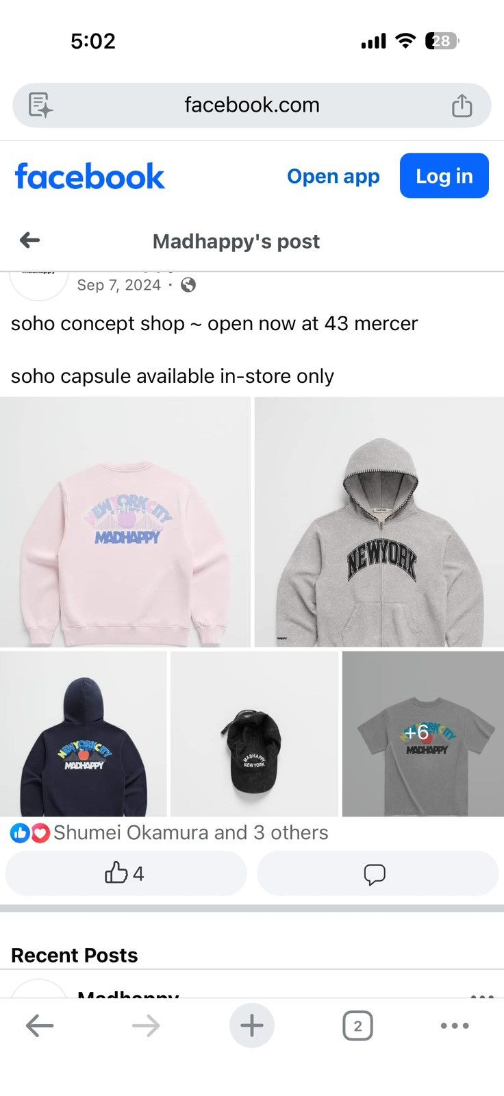 Madhappy Madhappy NYC Soho Concept Shop Exclusive Hoodie Size US L / EU 52-54 / 3 - 8 Thumbnail