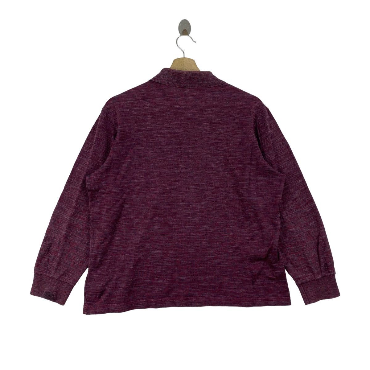 Missoni Vintage MISSONI SPORT Italy Button Up Collar Maroon Size US M / EU 48-50 / 2 - 3 Thumbnail