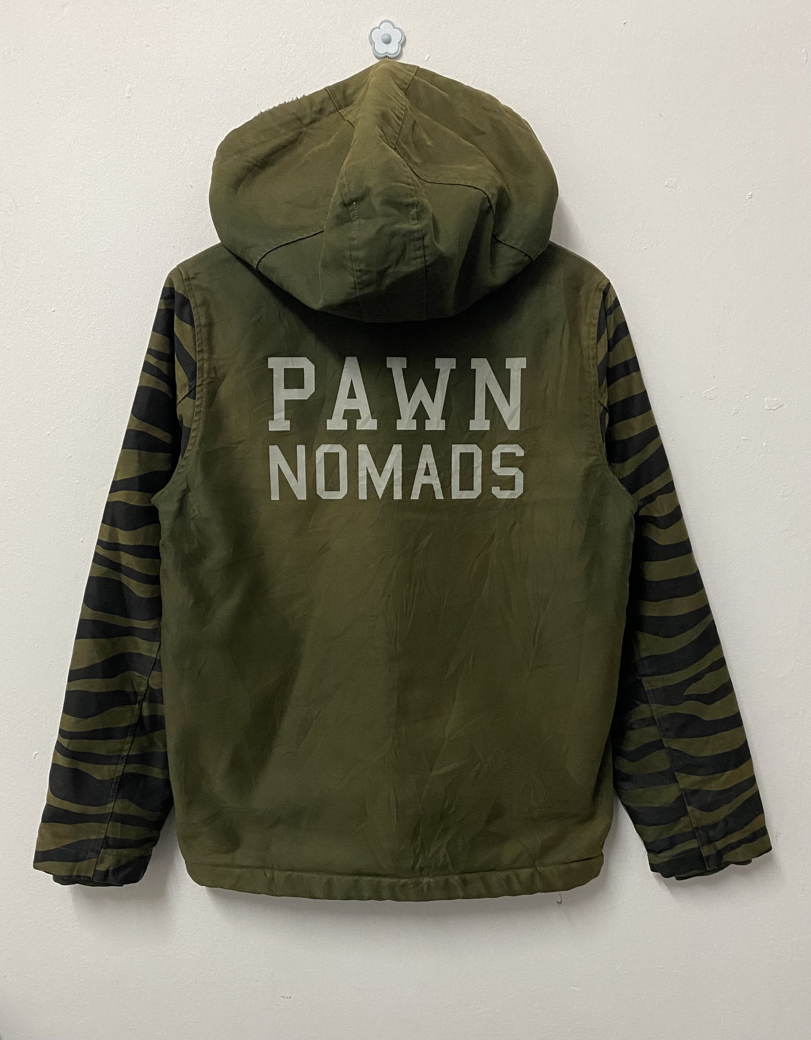 14th Addiction Vintage Pawn Nomads Punk Sherpa Comoflouge Light Jacket Size US S / EU 44-46 / 1 - 2 Thumbnail