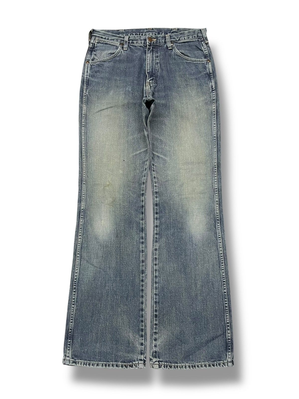 Wrangler Vintage Wrangler Japan - Faded Wash, Boocut Wide Leg Jeans Size US 32 / EU 48 - 2 Thumbnail
