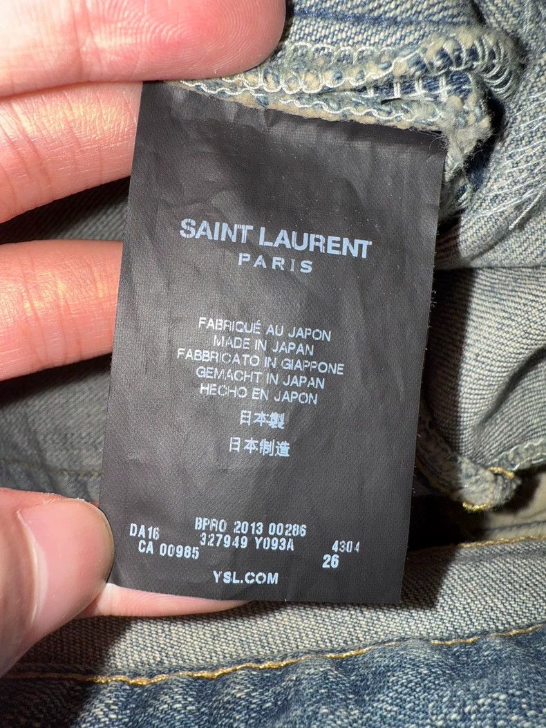 Saint Laurent Paris Saint Laurent Paris 13fw cat paw abrasion erosive damage je Size US 26 / EU 42 - 8 Thumbnail