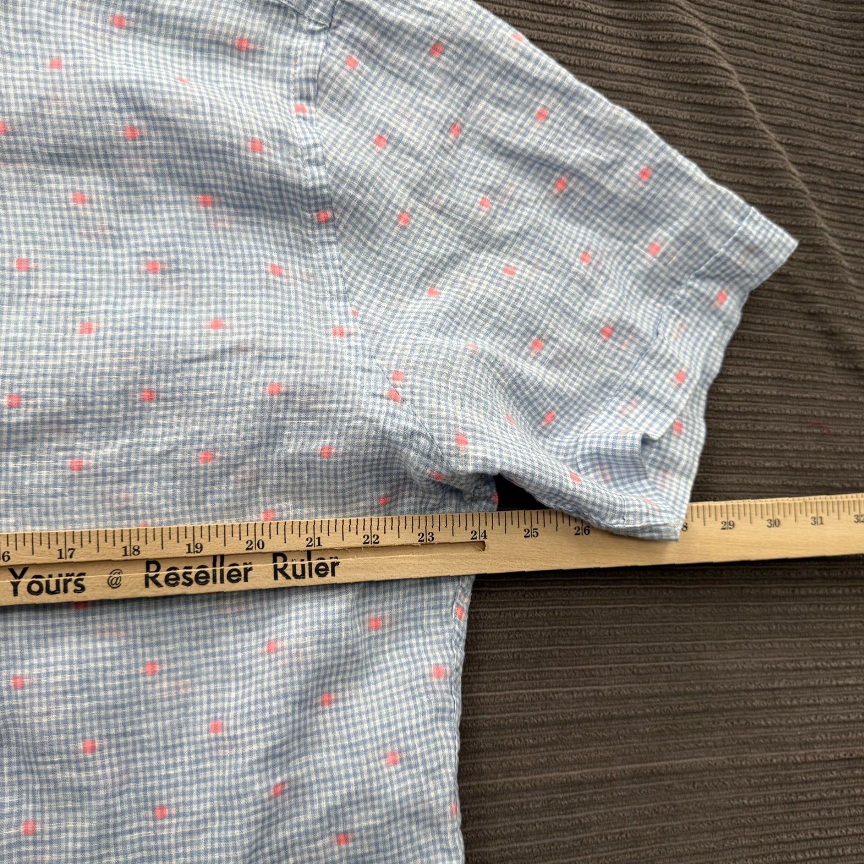Rodd & Gunn Rodd & Gunn Shirt Mens 2XL Linen Blend Short Sleeve Button Up Made in Italy Size US XXL / EU 58 / 5 - 6 Thumbnail