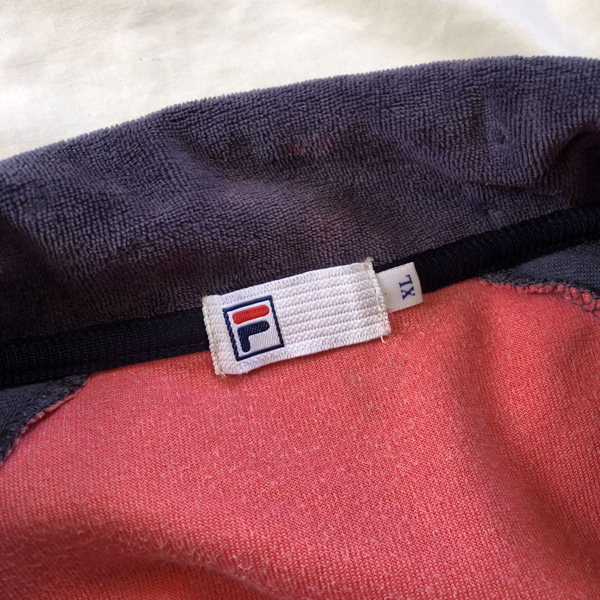 Fila × Japanese Brand FILA Patch Logo Zipper Fleece Sweater Size US XL / EU 56 / 4 - 7 Thumbnail