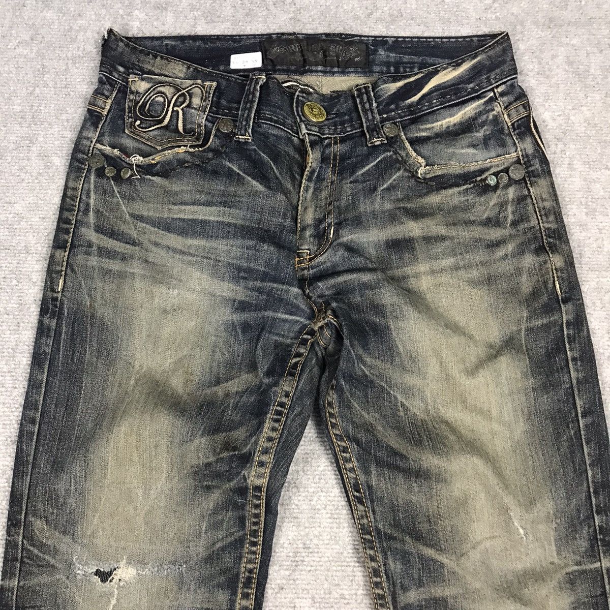 Japanese Brand RED PEPPER JAPAN DESIGN DENIM DISTRESSED DENIM PANTS Size US 30 / EU 46 - 3 Thumbnail