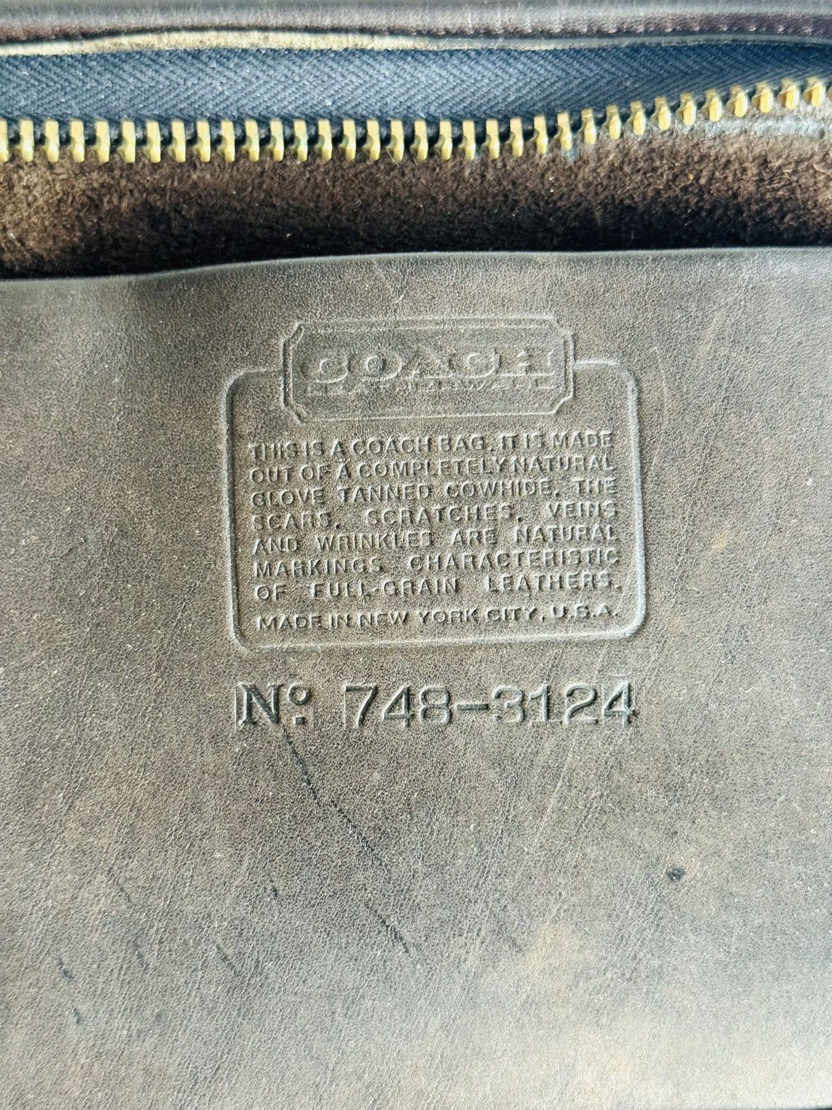 Coach Vintage leather Coach slim satchel bag Bonnie Cashin 9430 Size ONE SIZE - 5 Thumbnail