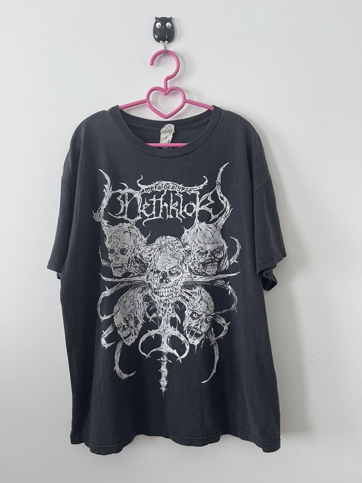 Band Tees Rare Vintage DETHKLOK Metalocalypse Skulls Graphic Band Tee Size US L / EU 52-54 / 3 - 1 Thumbnail