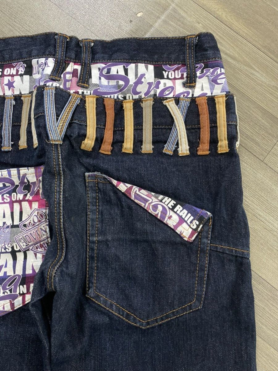 If Six Was Nine 2000s Nylaus Double Waist Multipocket Punk Lgb Style Jeans Size US 28 / EU 44 - 17 Thumbnail