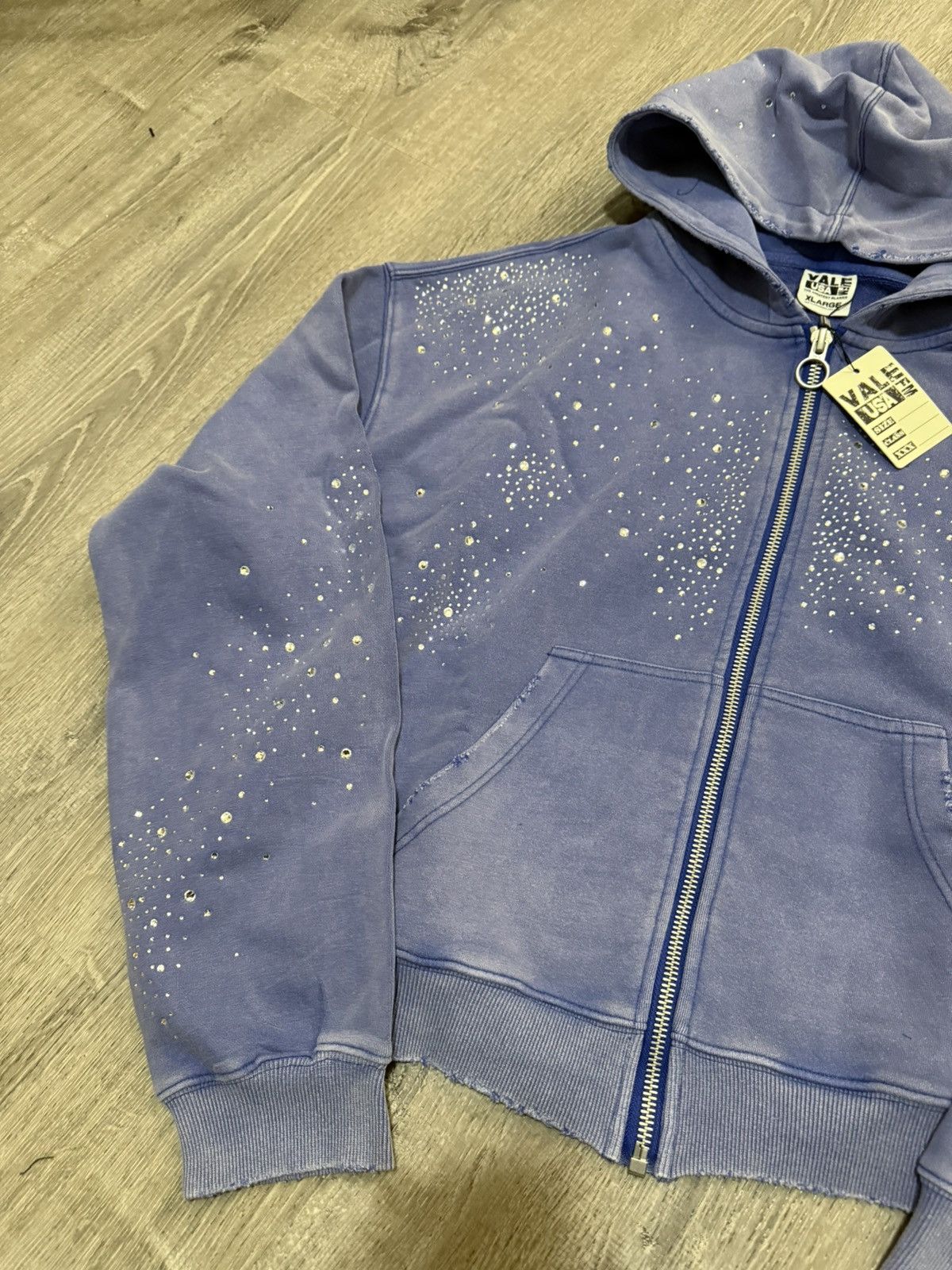 Vale Vale Sea Cluster Zip Up Hoodie Blue Size Medium Size US M / EU 48-50 / 2 - 2 Thumbnail