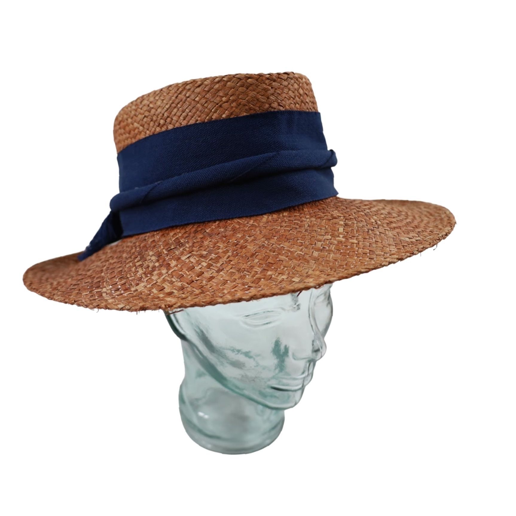 Nike VINTAGE Nike Hat 90s Golf Straw Hat Tan One Size Men OS Tan Hat Nike Swoosh Embroidered Size ONE SIZE - 3 Thumbnail