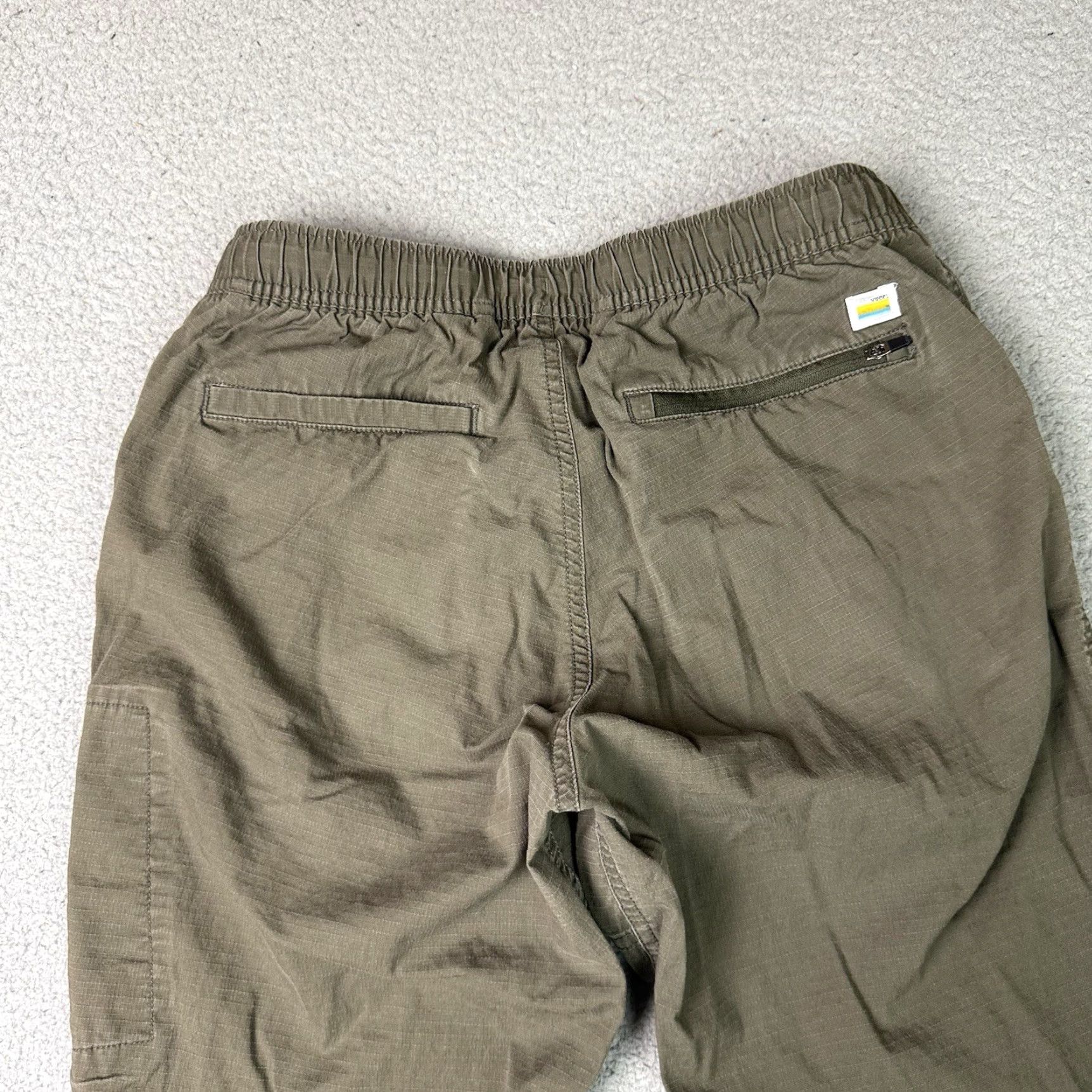 Vuori Vuori Pants Mens Small Brown Ripstop Jogger Cargo Distressed S Inseam 29 in Regular Straight Sit? Size US 28 / EU 44 - 7 Thumbnail