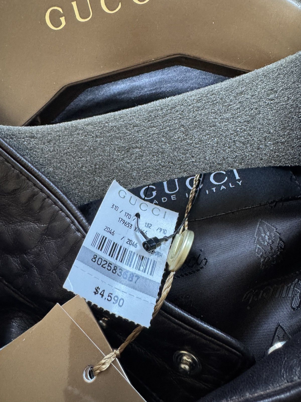 Gucci Gucci Leather Biker Moto Jacket – Brown – Size 58 / XXL Size US XXL / EU 58 / 5 - 7 Thumbnail