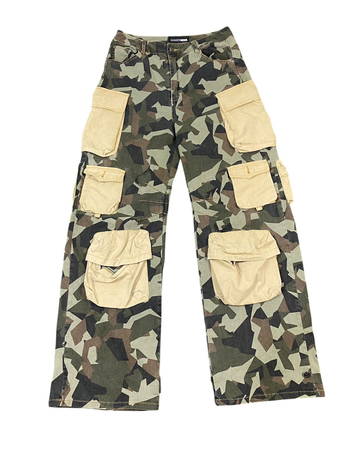 Japanese Brand Fashion nova x baggy multipocket loose fit pants Size US 32 / EU 48 - 4 Thumbnail