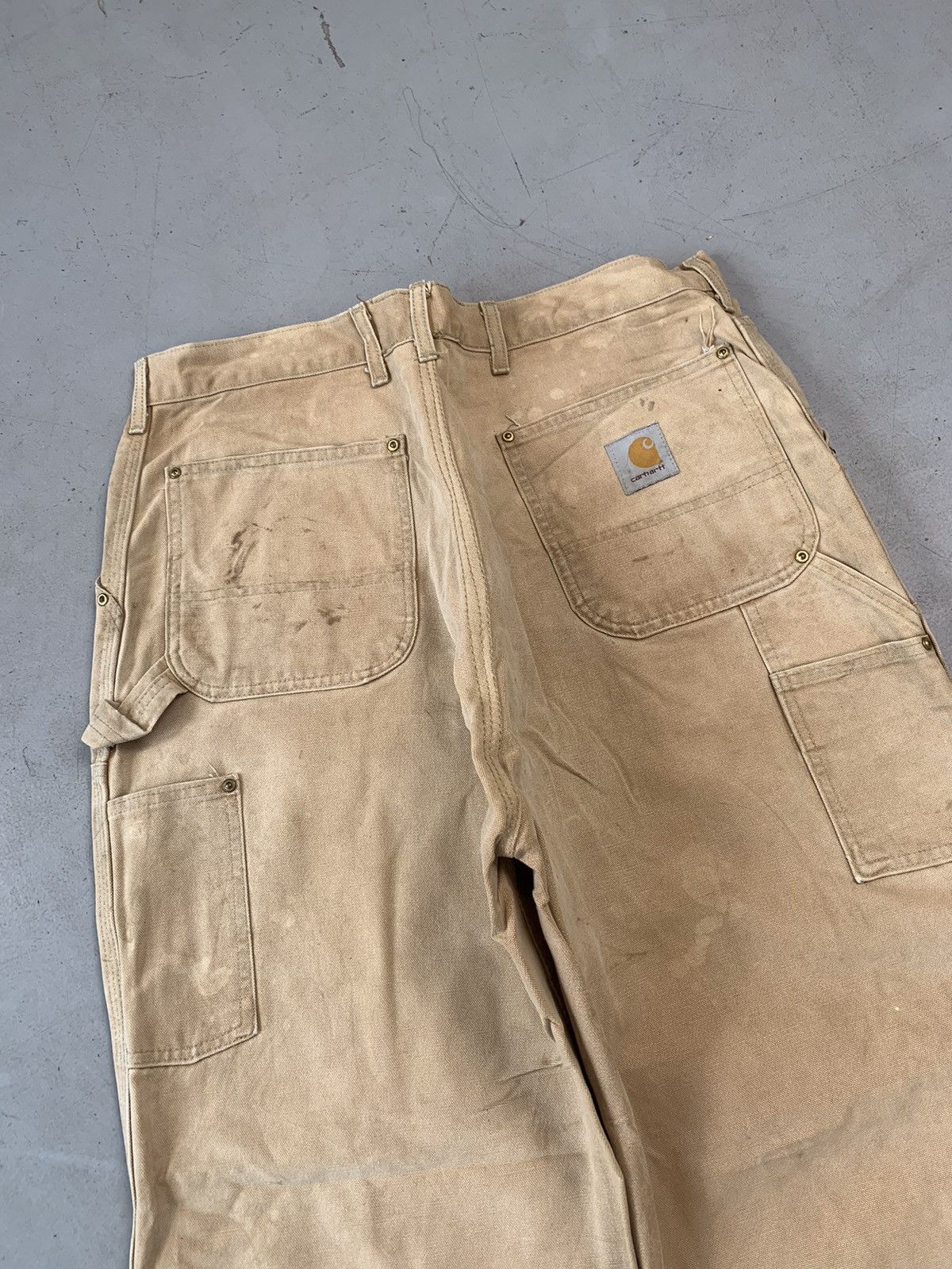 Carhartt Vintage faded Carhartt double knee denim Size US 38 / EU 54 - 3 Thumbnail