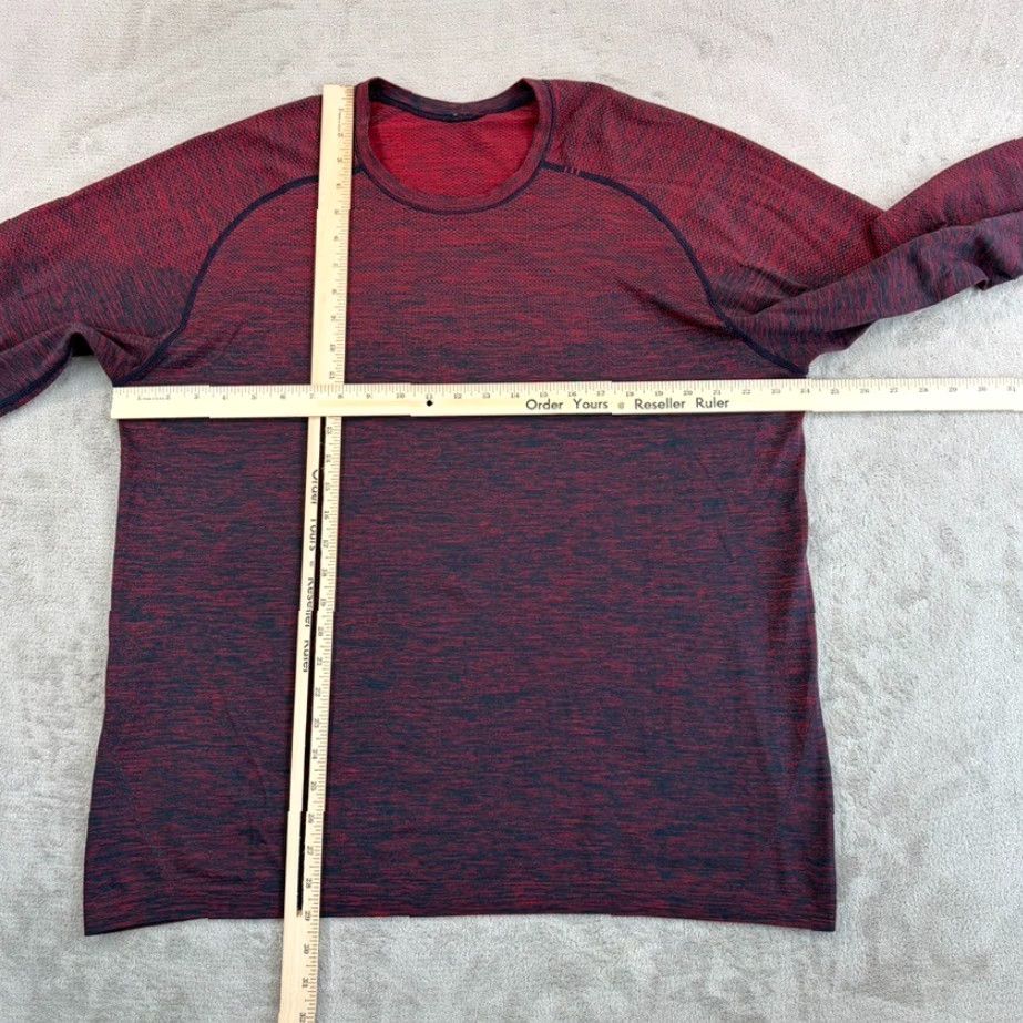 Lululemon Lululemon Metal Vent Tech Performance T Shirt in Spicy Red / True Navy Men 2XL Size US XXL / EU 58 / 5 - 6 Thumbnail