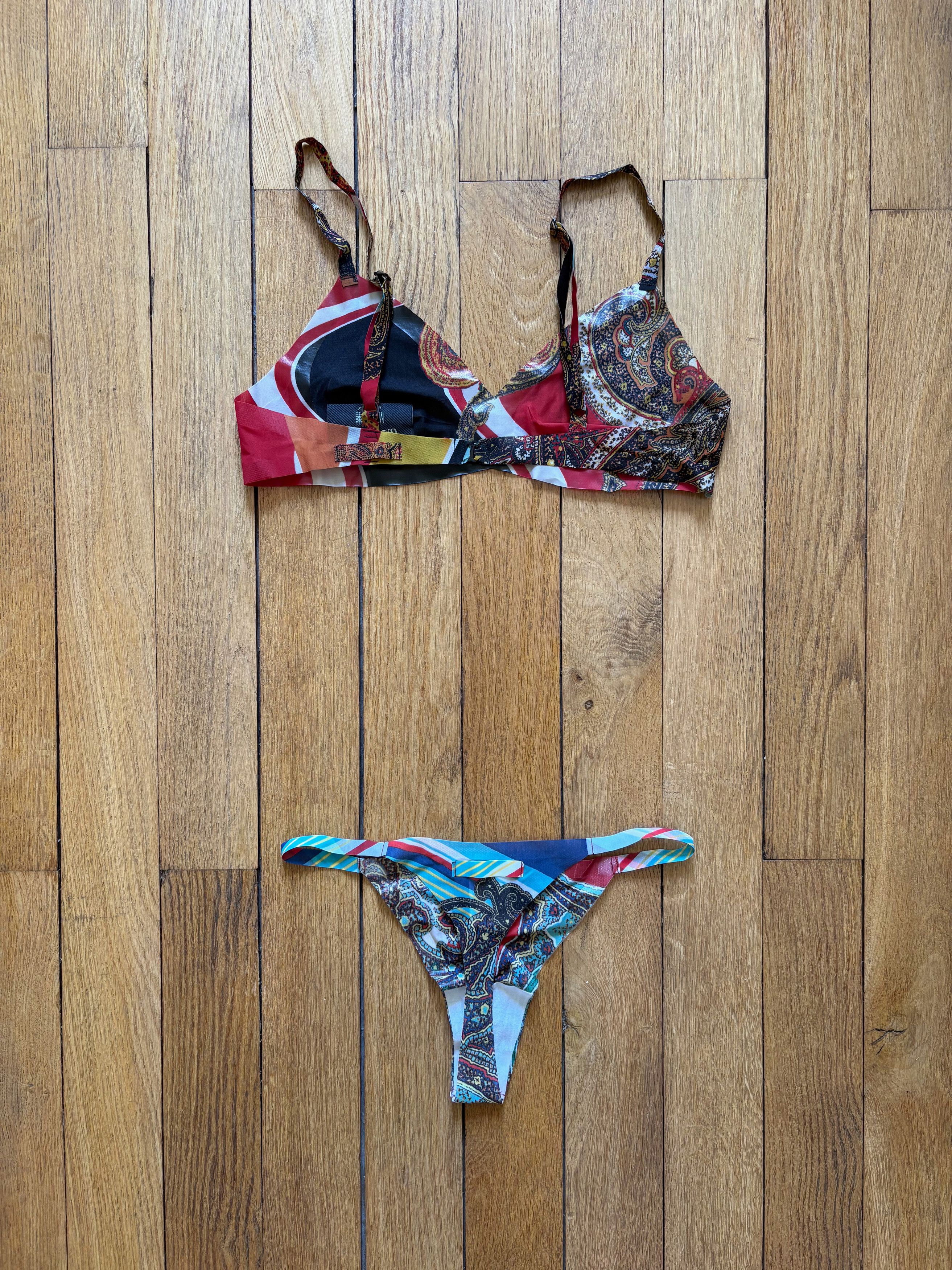 Jean Paul Gaultier Jean Paul Gaultier vintage paisley bikini set Size M / US 6-8 / IT 42-44 - 2 Thumbnail