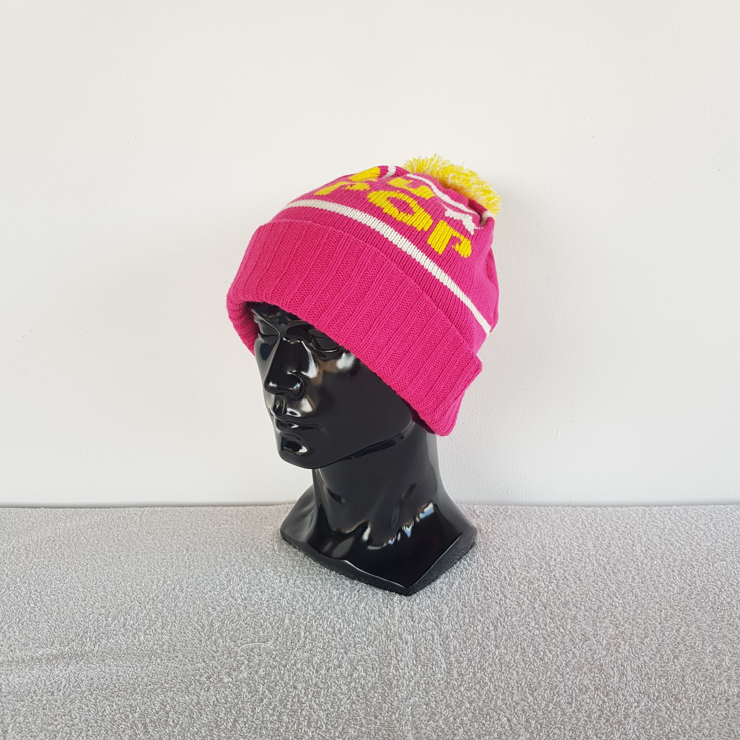 Japanese Brand Vintage Co Lu Beanie Japanese Ribbed Knit Isle Snow Caps Hat Size ONE SIZE - 2 Thumbnail