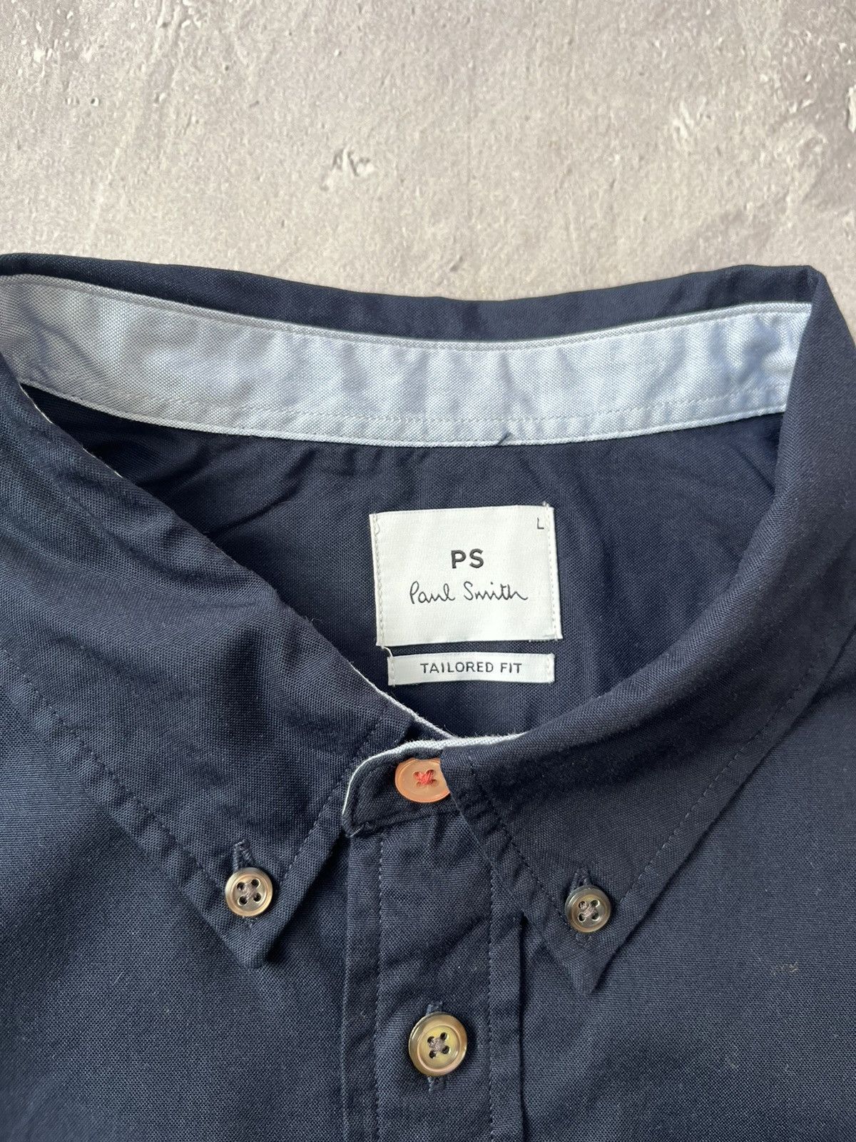 Paul Smith Paul Smith Tailored Fit Zebra Logo Short Sleeve Button Shirt Size US L / EU 52-54 / 3 - 4 Thumbnail