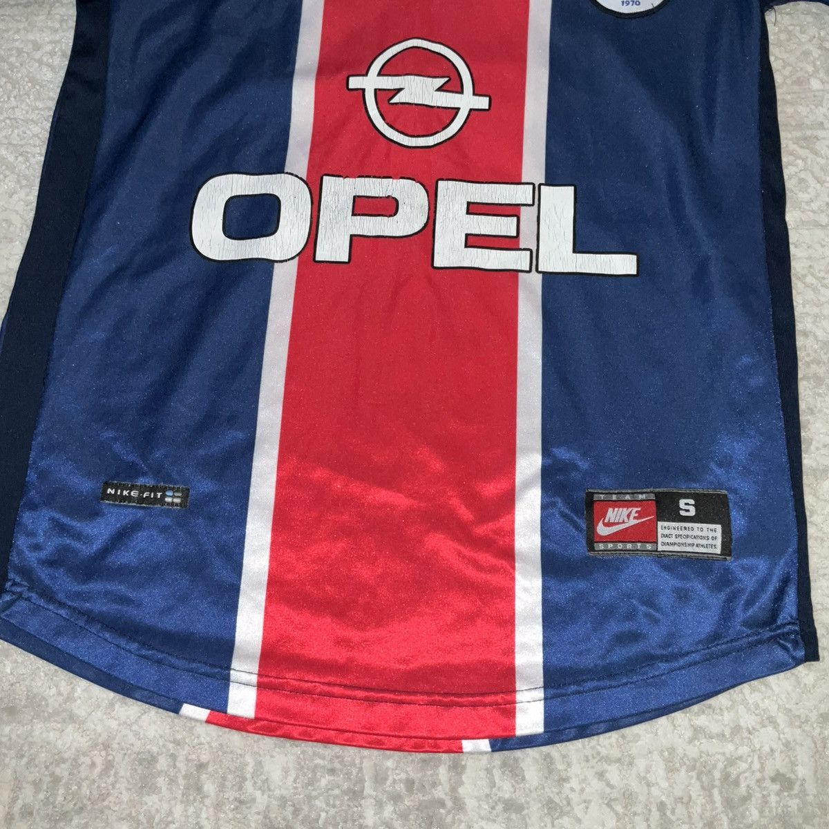Nike Nike PSG Vintage OPEL RAI Jersey Size US S / EU 44-46 / 1 - 2 Thumbnail