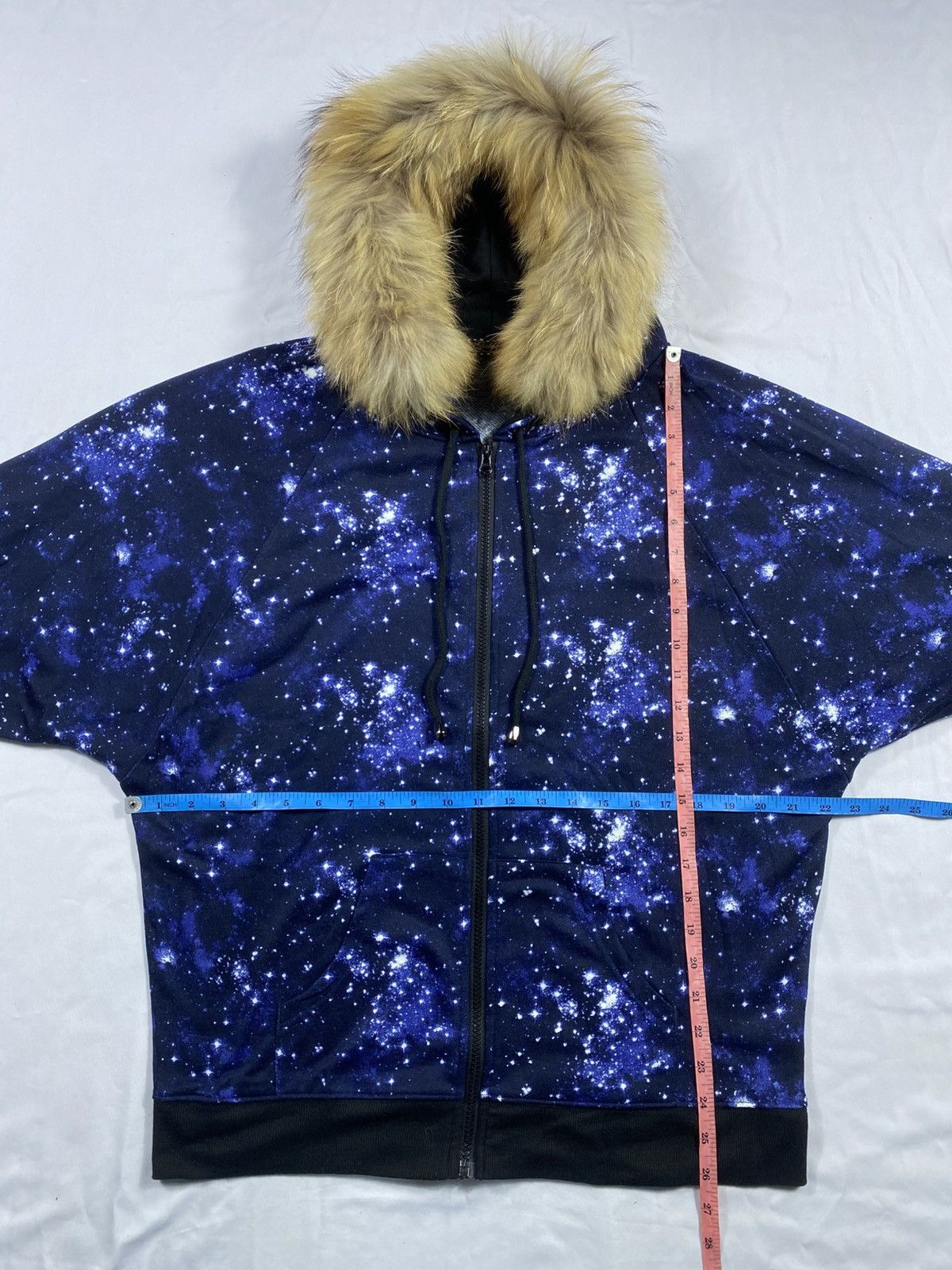 Hysteric Glamour GALYGE ABSTRAK JAPANESE FUR ZIP HOODIE Size US L / EU 52-54 / 3 - 9 Thumbnail