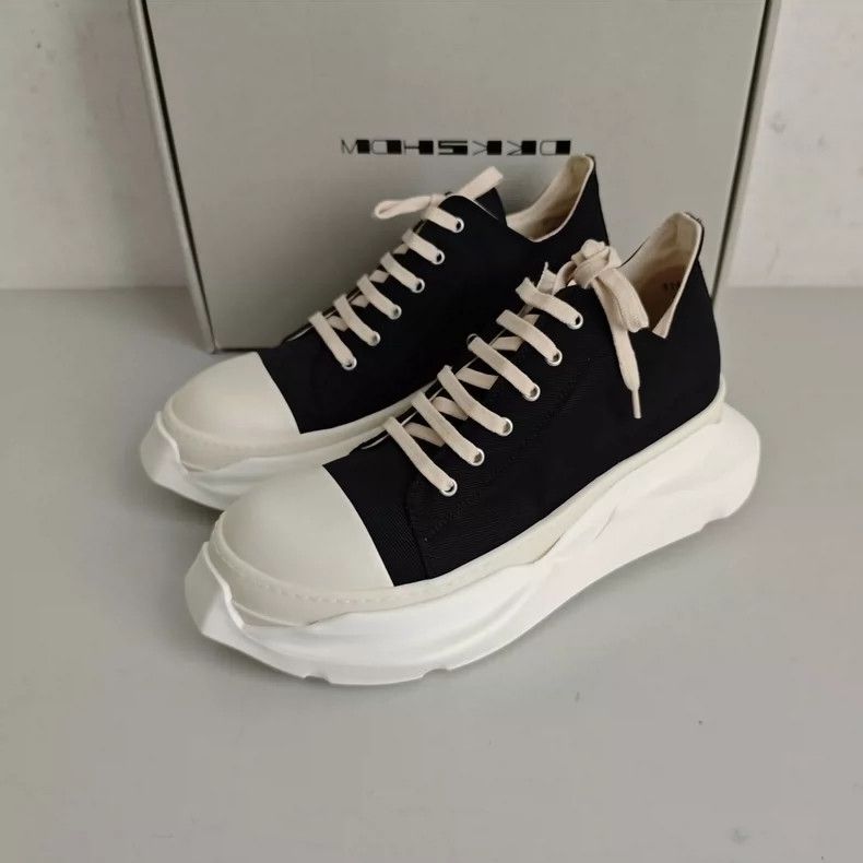 Rick Owens Rick Owens thick sole tank bottom low-top casual sneakers Size US 11 / EU 44 - 1 Thumbnail