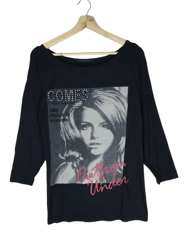 Japanese Brand Plein Beaute 3q Tshirts Size M / US 6-8 / IT 42-44 - 1 Thumbnail