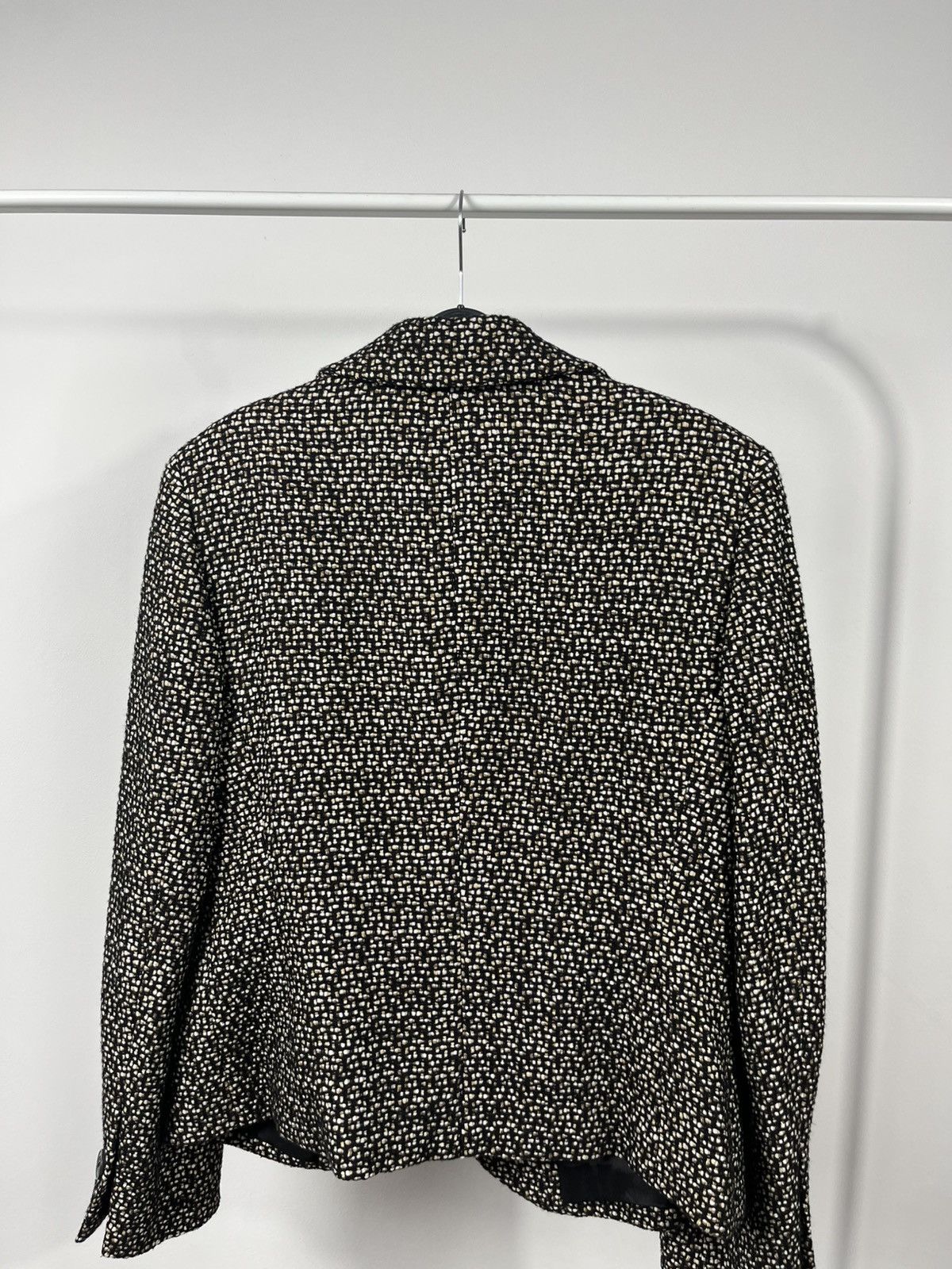 Escada Escada Edition Women’s Tweed Wool Blazer Black White Size 40 Size M / US 6-8 / IT 42-44 - 16 Thumbnail