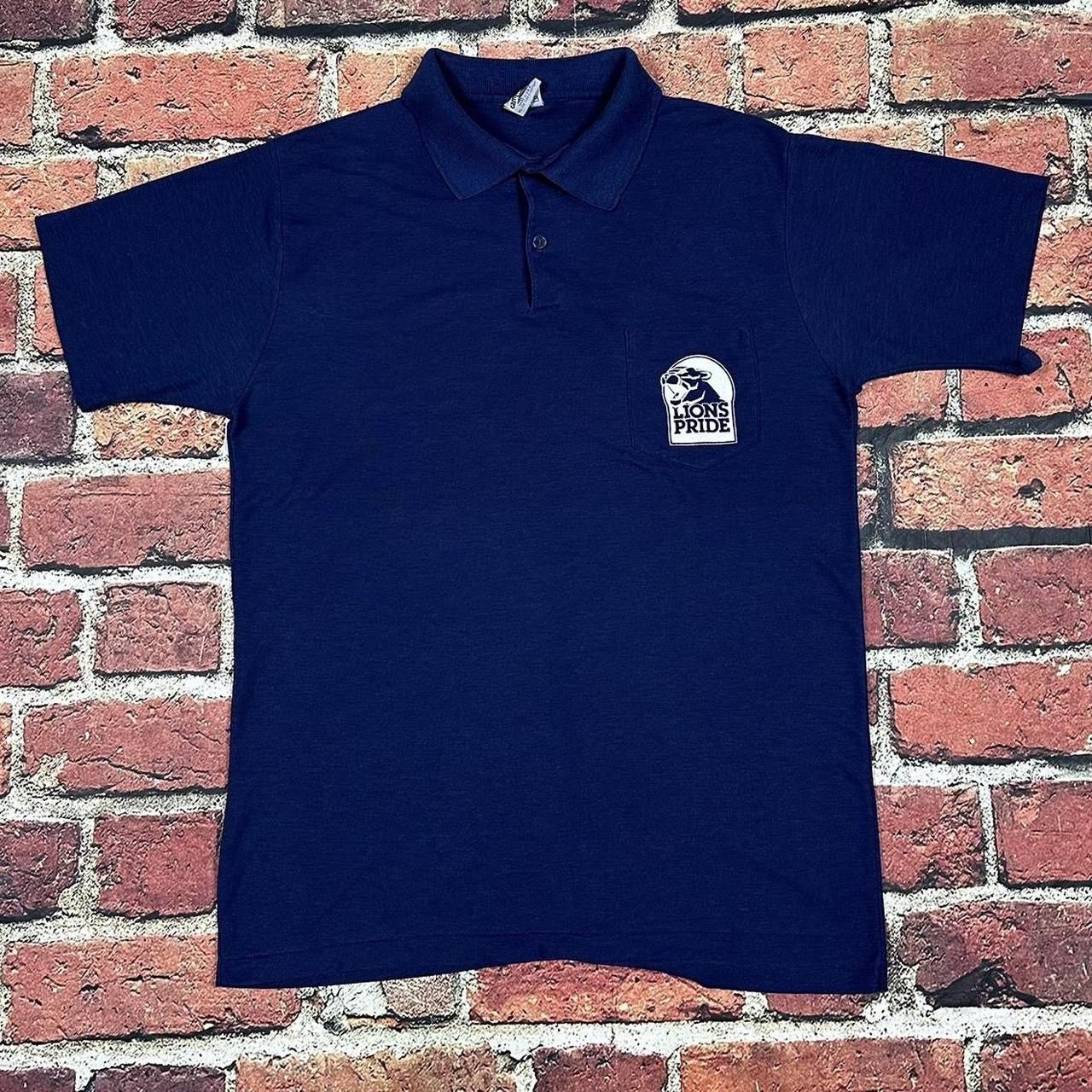 NCAA Vintage Penn State Nittany Lions Polo Collar Shirt 70s 80s Size US L / EU 52-54 / 3 - 1 Thumbnail