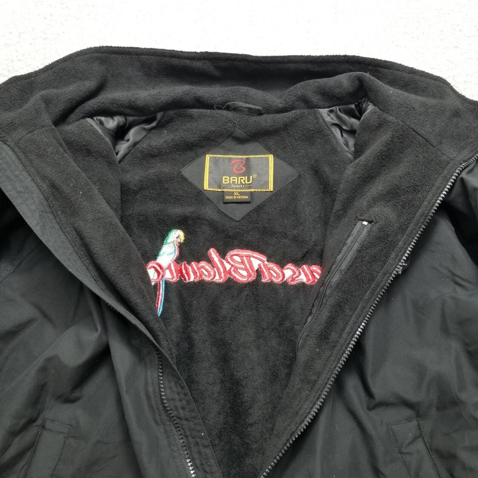 Other Baru Sports Jacket Mens XL Black Full Zip Pockets Size US XL / EU 56 / 4 - 3 Thumbnail