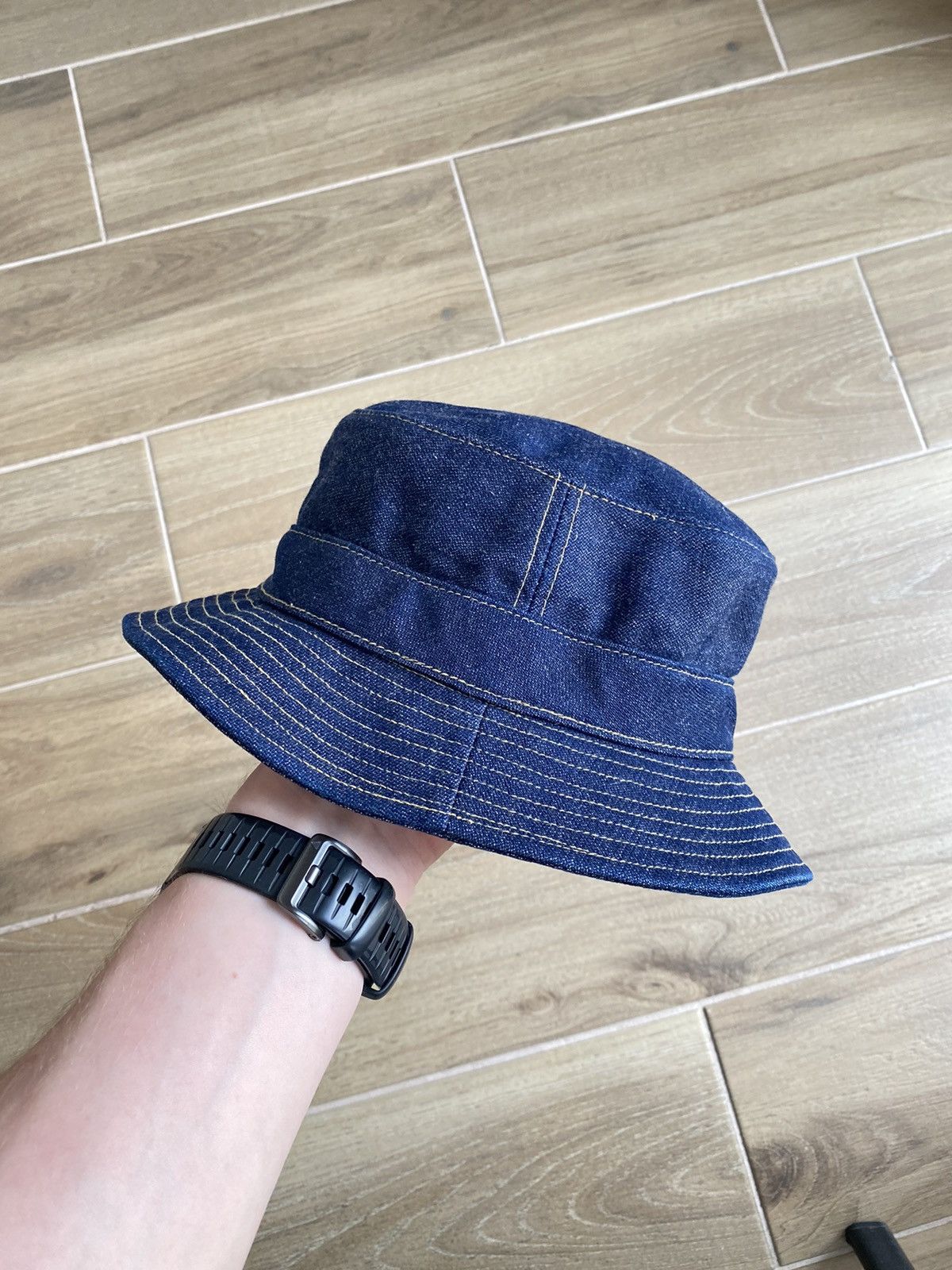 Kangol Kangol Denim Bucket Hat Size ONE SIZE - 2 Thumbnail