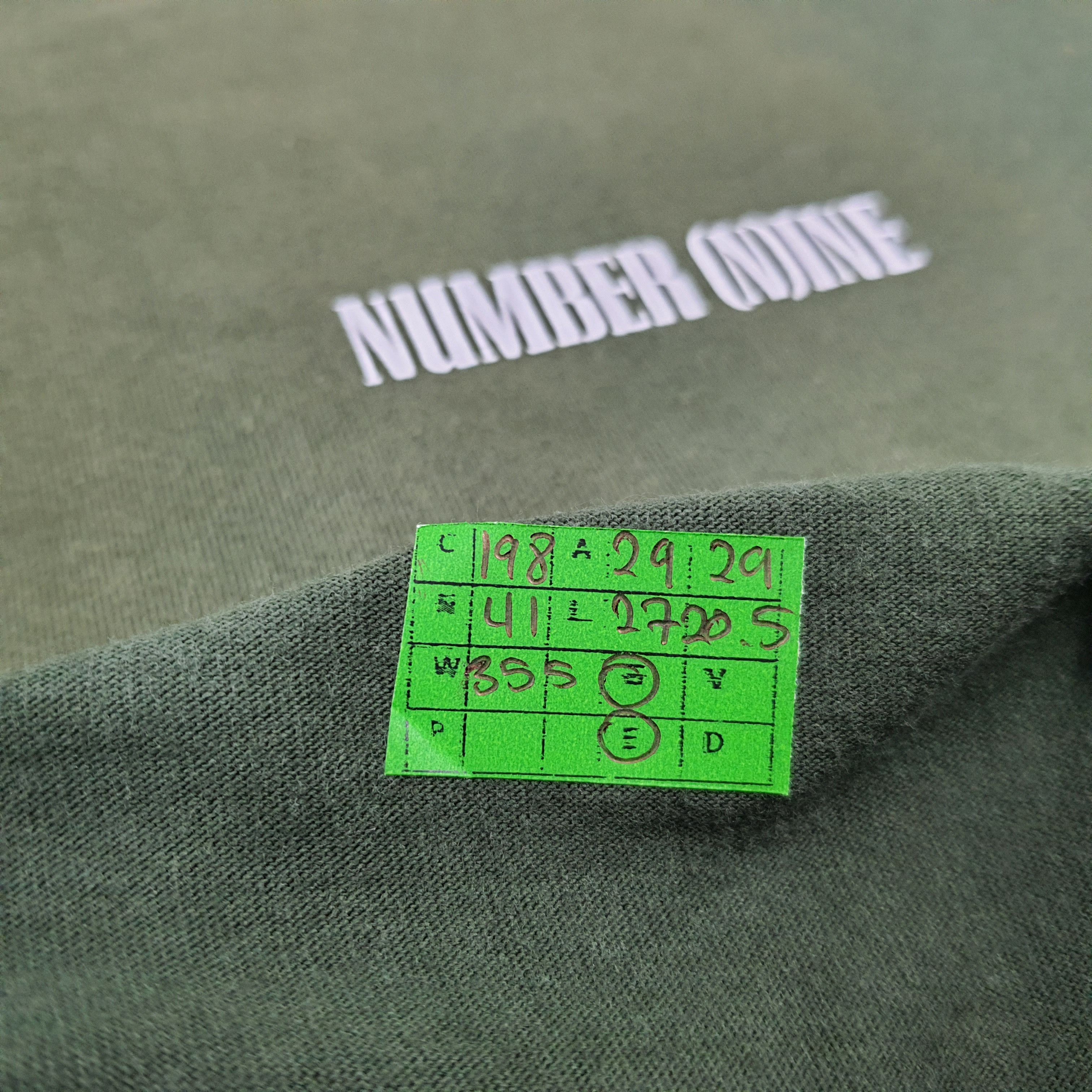 Japanese Brand × Number (N)ine × Vintage Vintage Number Nine Spell Out Oversized Boxy Cut Tshirt Size US L / EU 52-54 / 3 - 6 Thumbnail