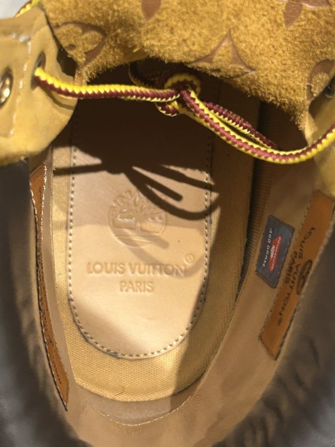 Louis Vuitton × Timberland Ankle Boots Size US 9.5 / EU 42-43 - 15 Thumbnail