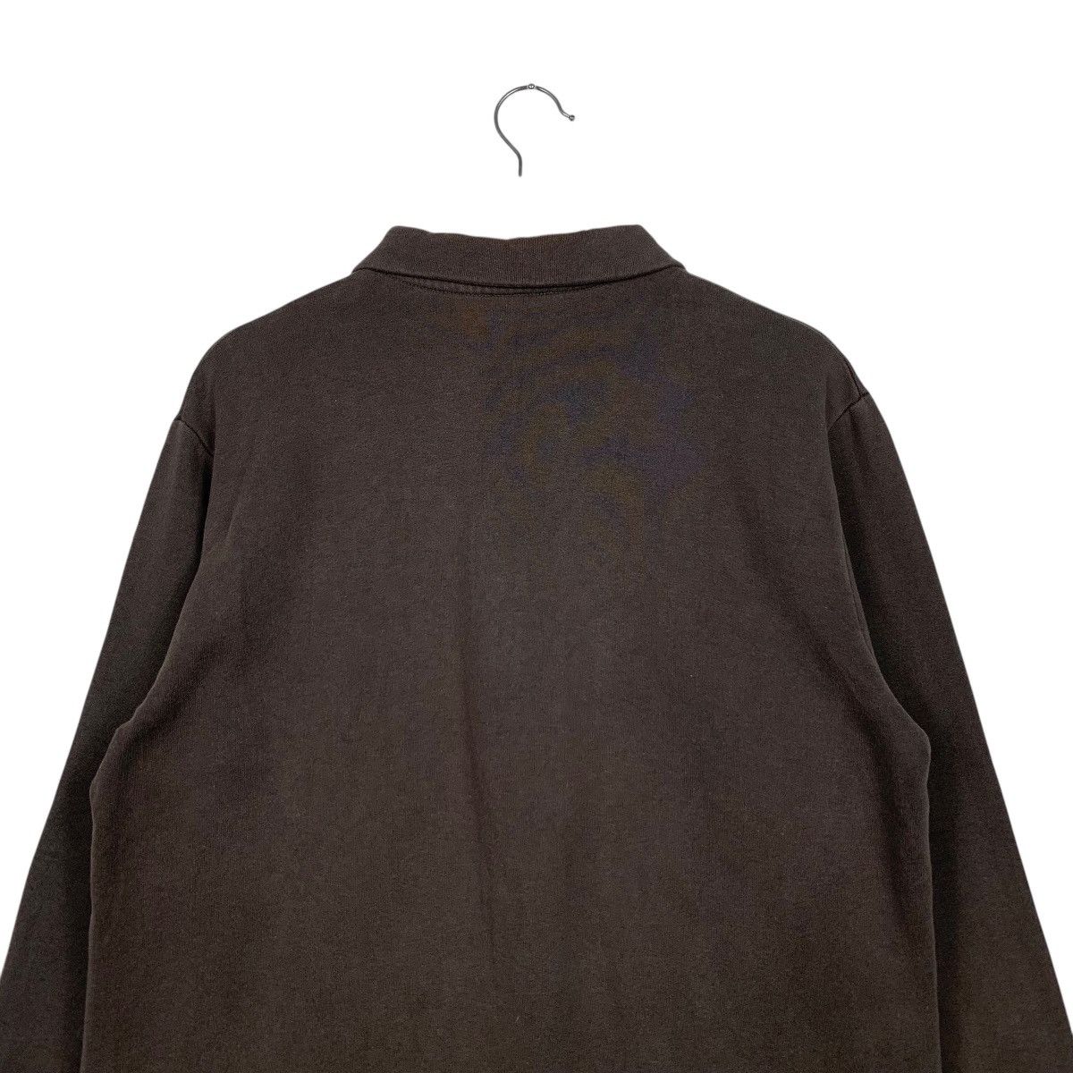 agnes b. AGNES B Half Zip Collared Single Pocket Sweatshirt #1607-C72 Size US M / EU 48-50 / 2 - 8 Thumbnail