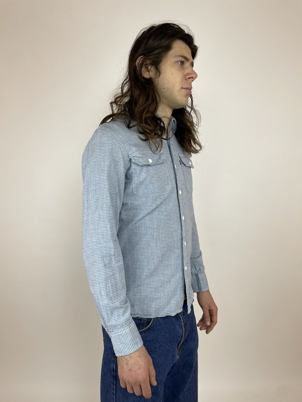 Levi's Levis Striped Shirt long sleeve Mens size S Size US S / EU 44-46 / 1 - 2 Thumbnail