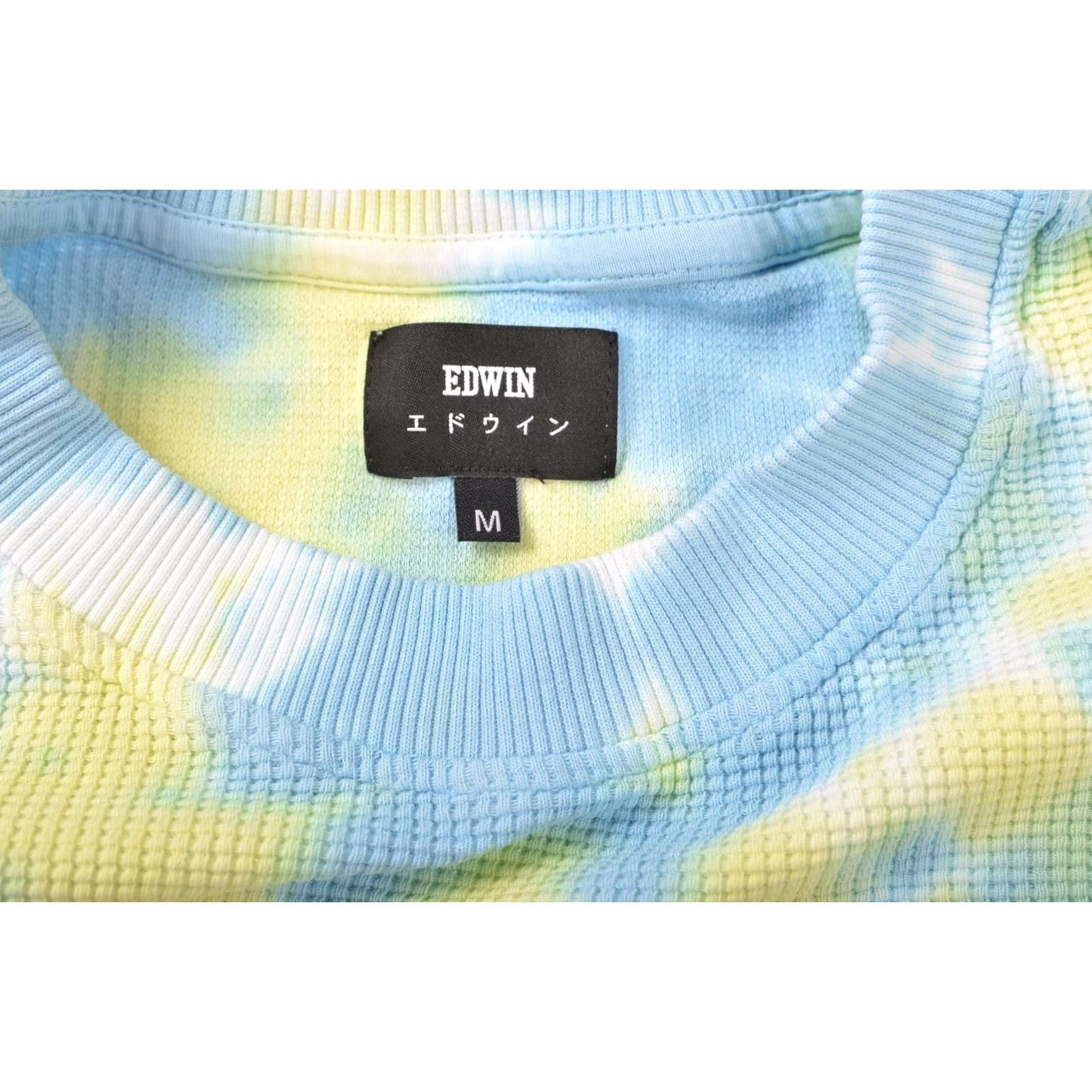 Edwin Edwin Waffle TS LS Tie Dye Pullover Sweatshirt M Multicolor Mens Shirt Size US M / EU 48-50 / 2 - 4 Thumbnail