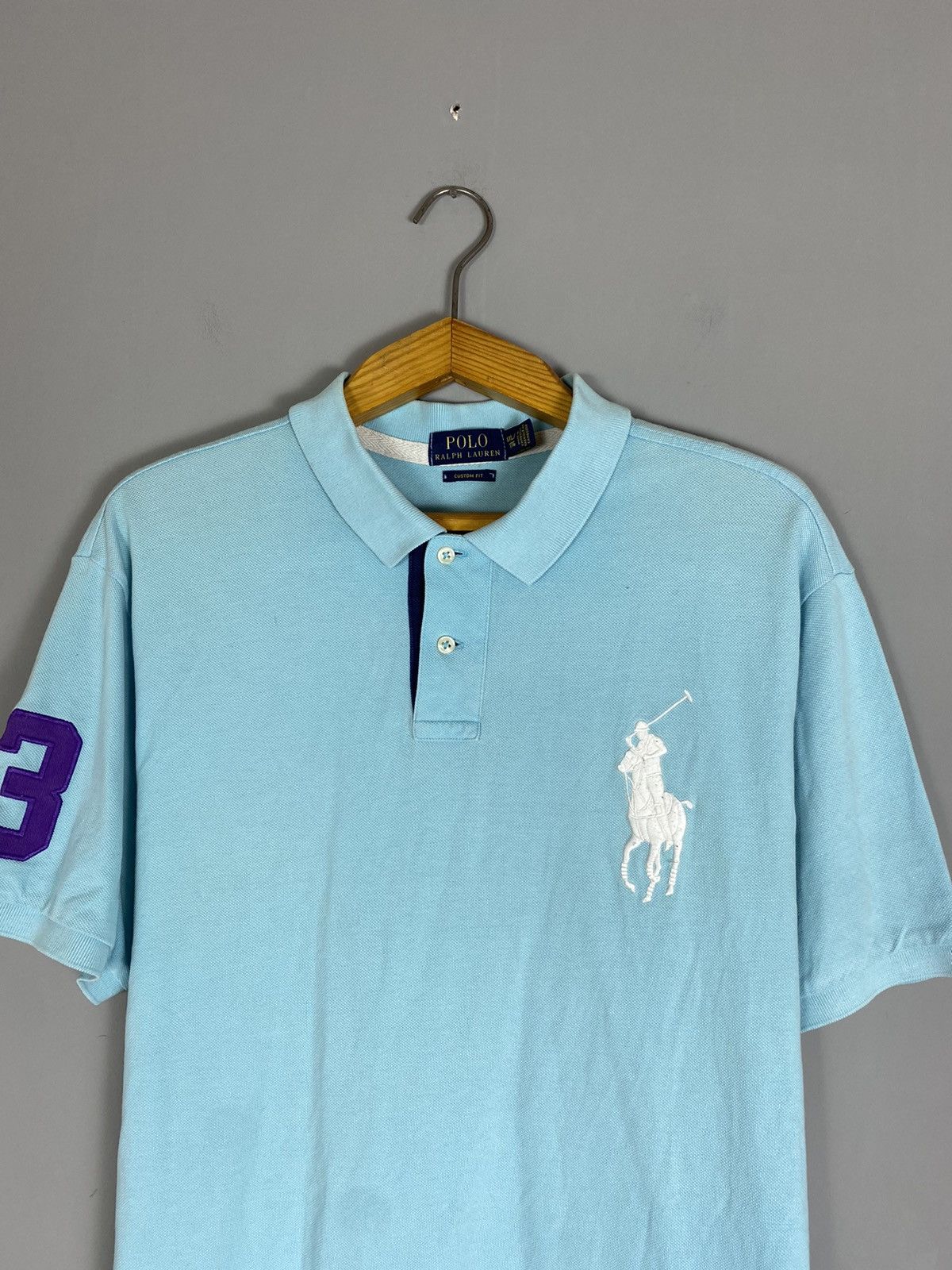 Polo Ralph Lauren Vintage Polo Ralph Lauren polo big logo tee T-shirt Size US XXL / EU 58 / 5 - 2 Thumbnail