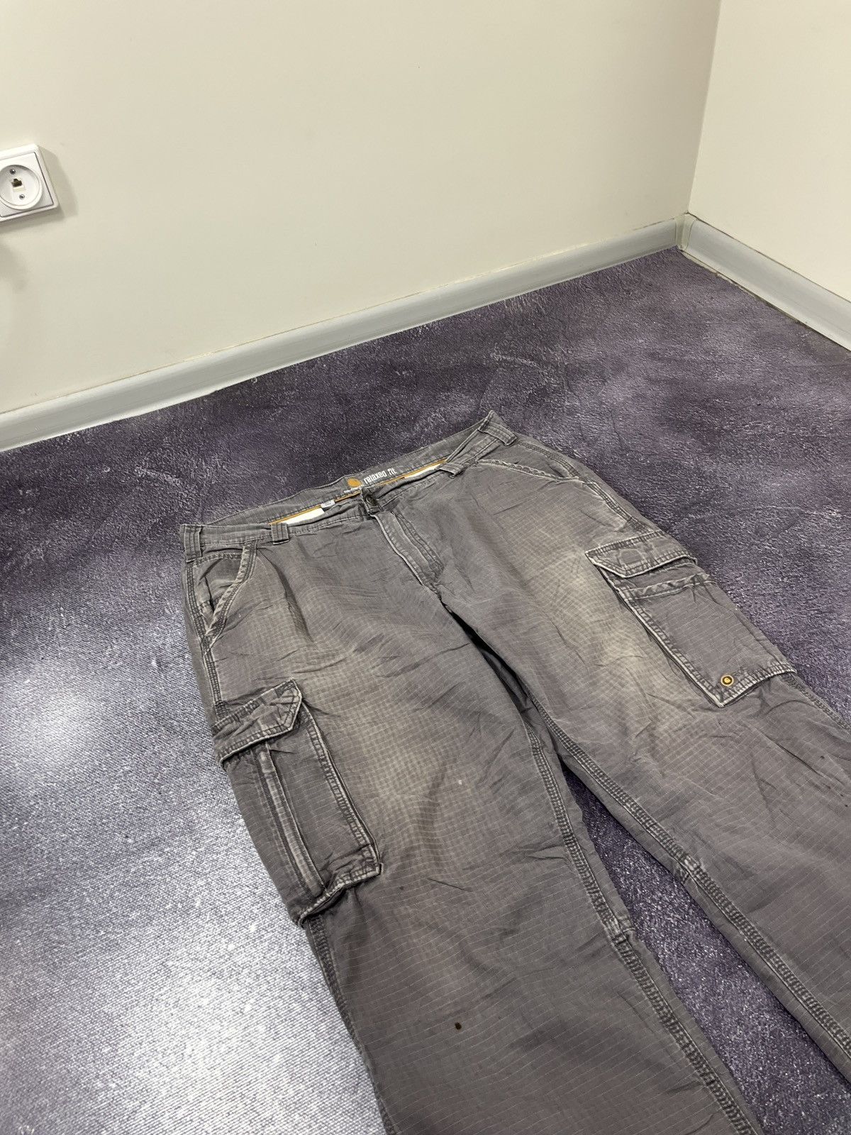 Carhartt Vintage Carhartt American Hype Workwear Baggy Cargo Pants Size US 38 / EU 54 - 12 Thumbnail