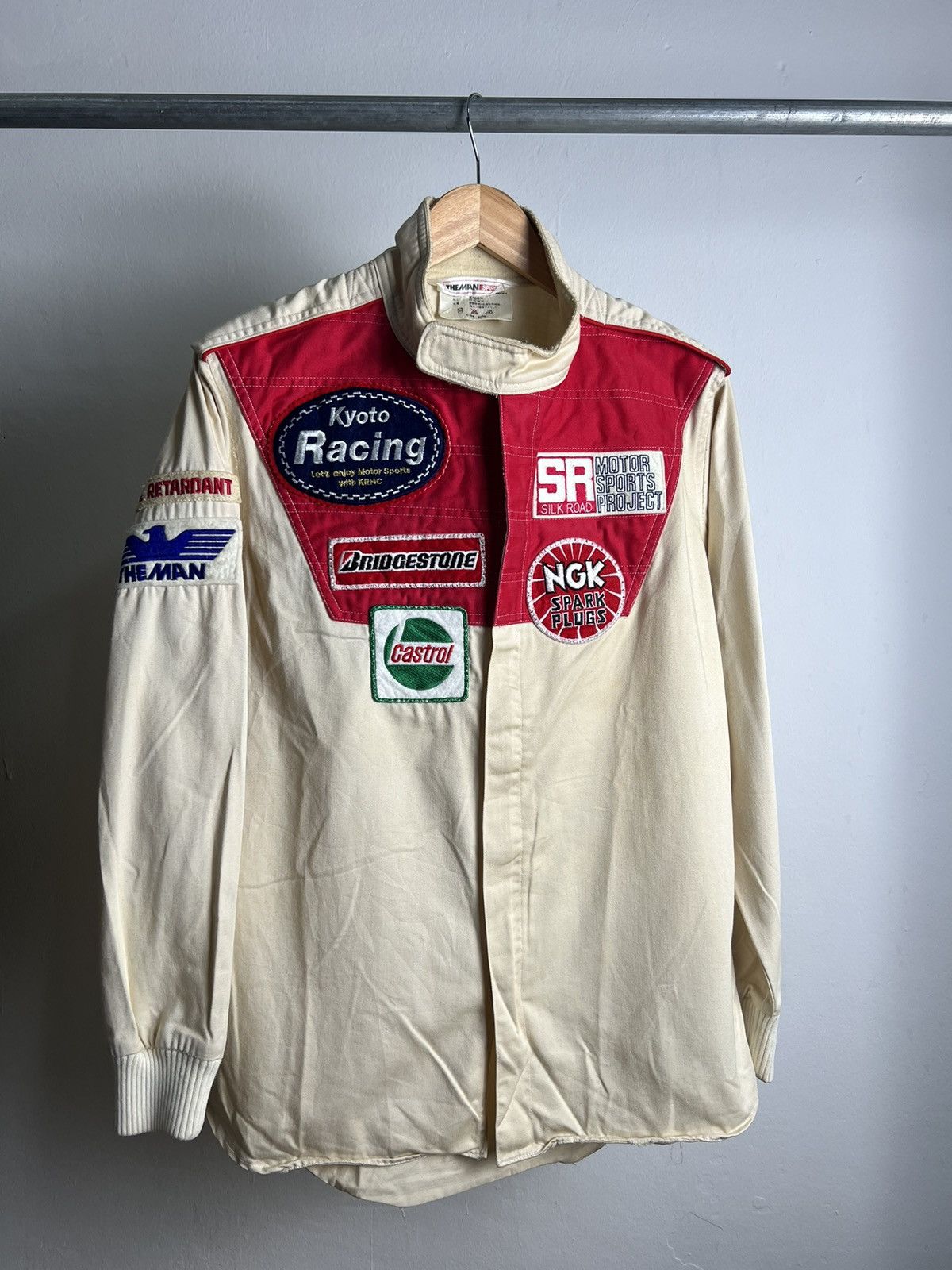 Japanese Brand × Vintage Vintage 1970s TheMan Spirit Kyoto Racing JDM Drivers Jackets Size US L / EU 52-54 / 3 - 1 Thumbnail