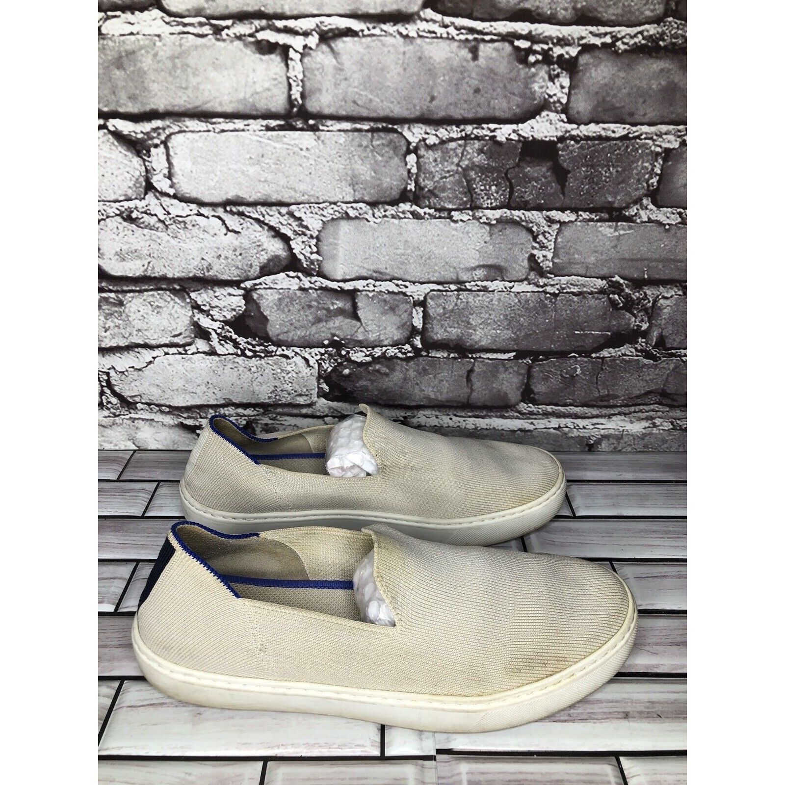 Other Rothy’s The Sneaker Ivory Knit Fabric Casual Comfort Shoes W Size US 8 / IT 38 - 1 Thumbnail