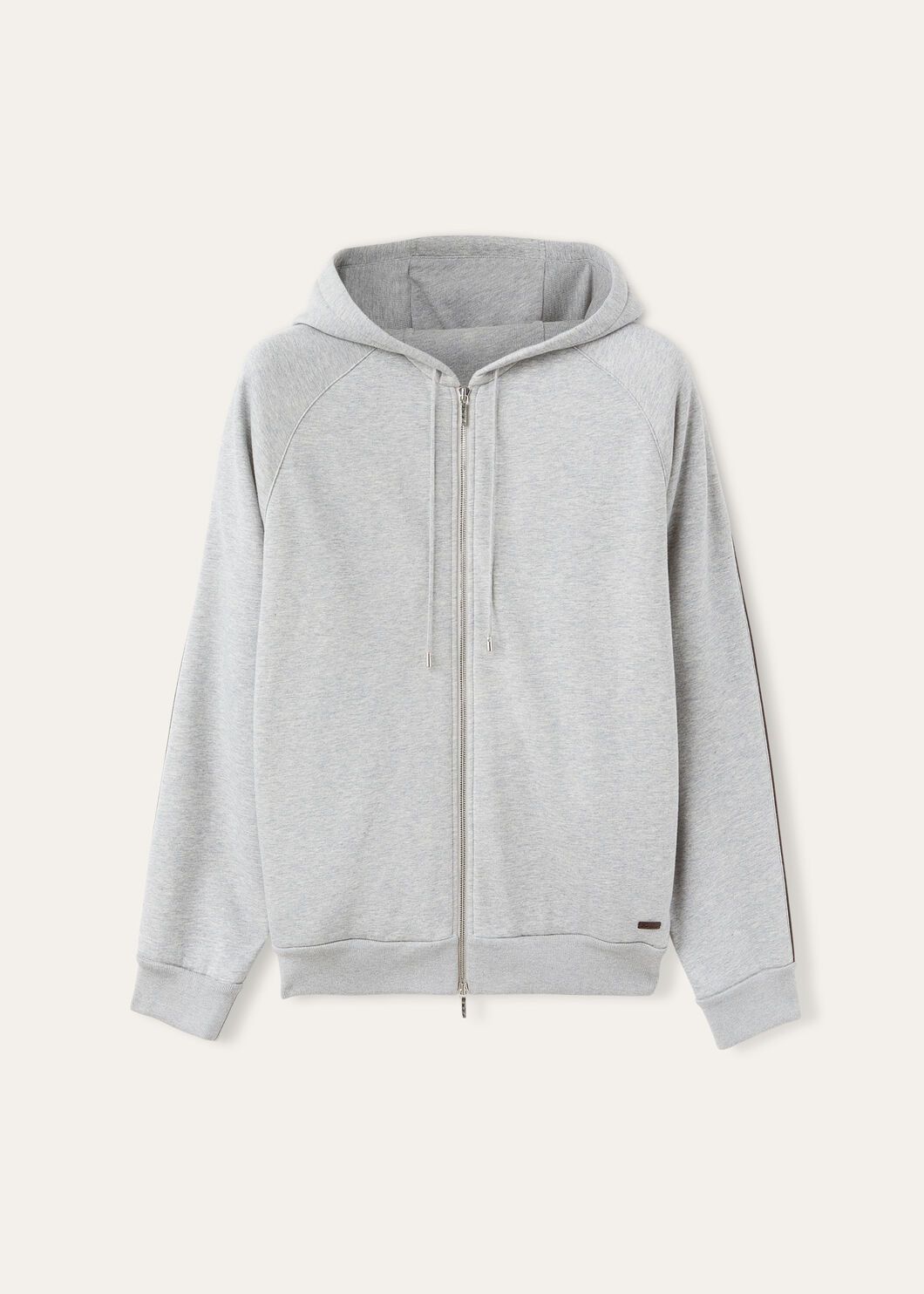 Loro Piana o1w1db10125 FAN7931 Asago Bomber Jacket in Grey Size US XL / EU 56 / 4 - 1 Thumbnail