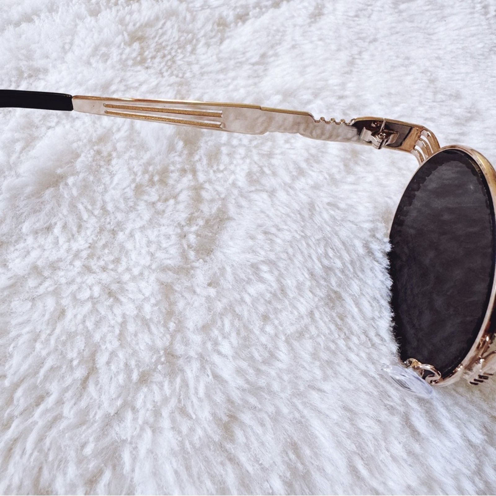 Other Kate Black Round Sunglasses Size ONE SIZE - 12 Thumbnail