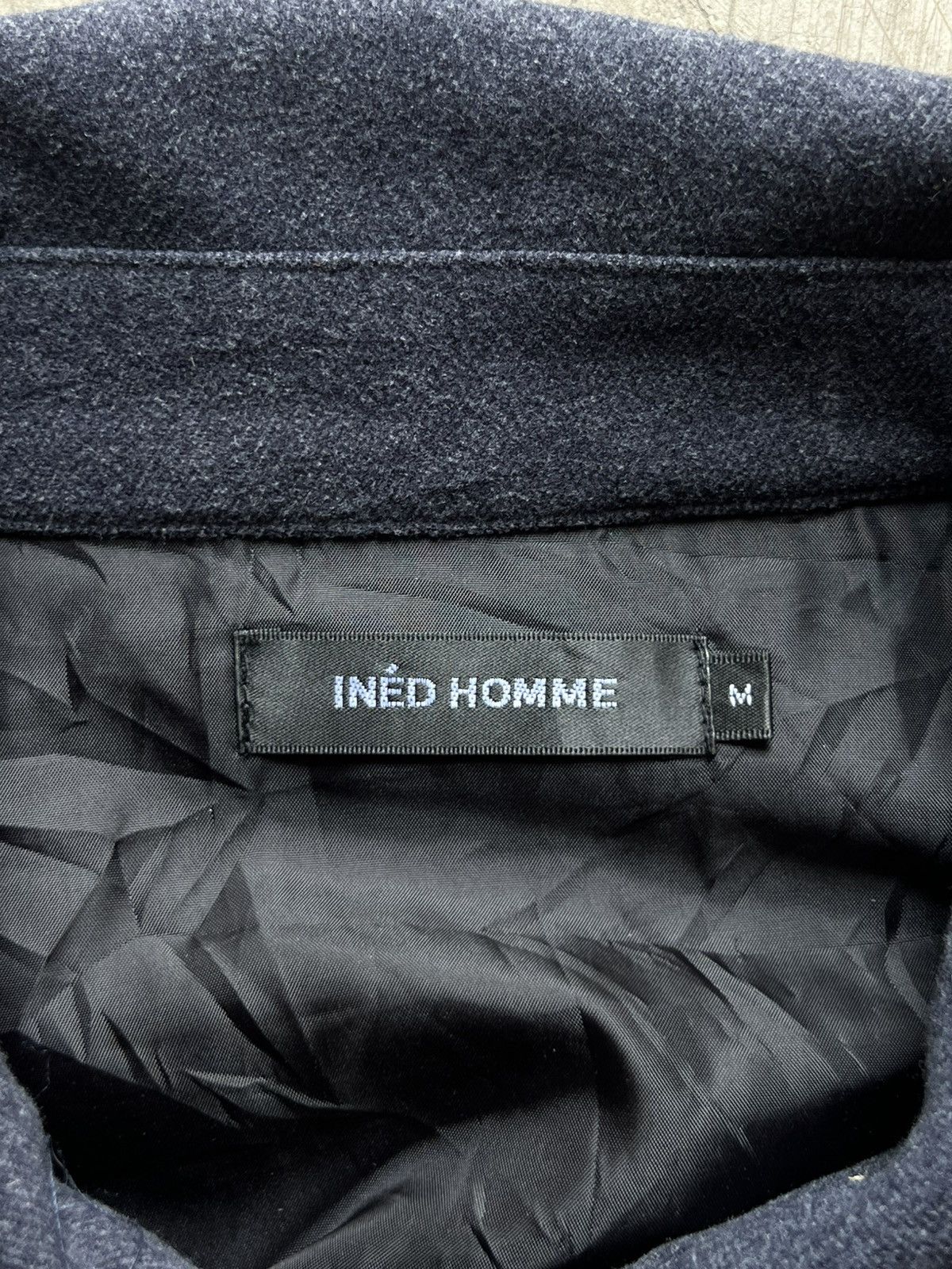 Yohji Yamamoto Vintage Ined Homme Yohji Yamamoto Wool Jacket Size US S / EU 44-46 / 1 - 2 Thumbnail