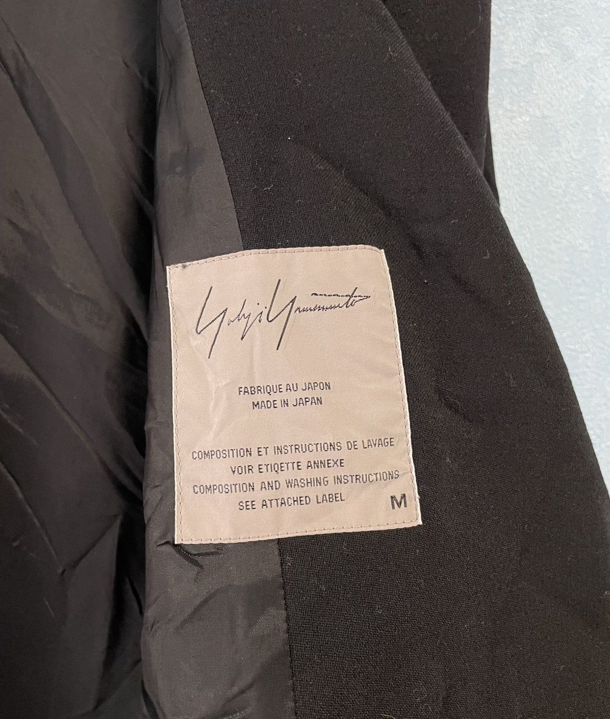 Yohji Yamamoto Yohji Yamamoto Wool Avant Garde Coat Jacket Size US M / EU 48-50 / 2 - 10 Thumbnail