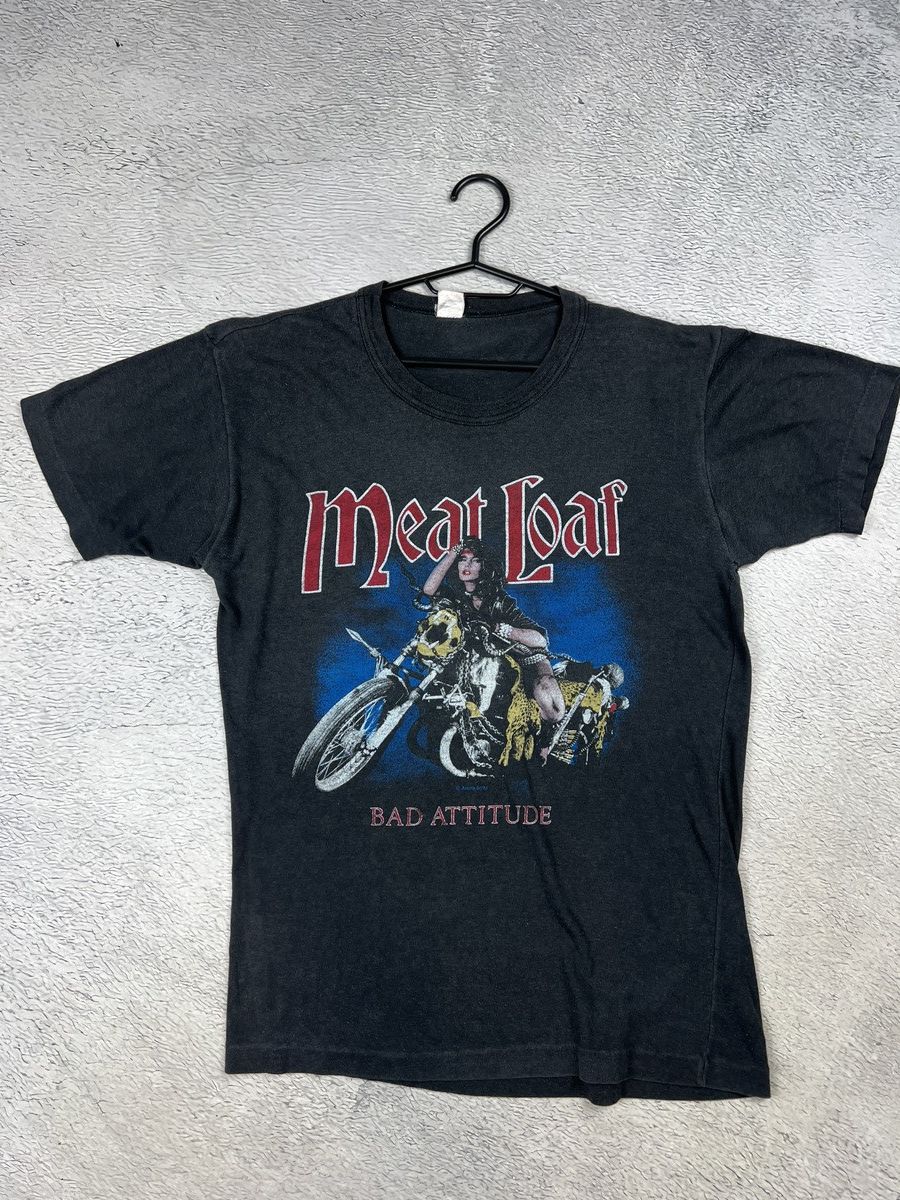 Band Tees 💥RARE💥 Vintage 1984 Meat Loaf faded distressed tee Size US M / EU 48-50 / 2 - 1 Thumbnail