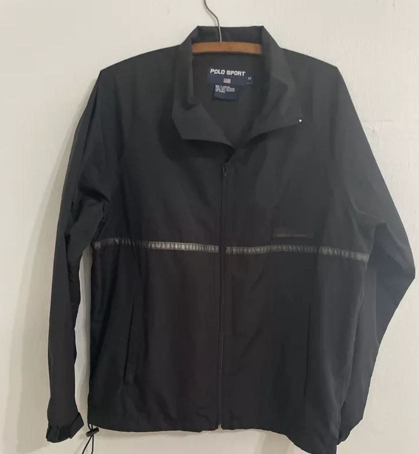 VINTAGE POLO RALPH LAUREN SPORT RL2000 WINDBREAKER MEDIUM